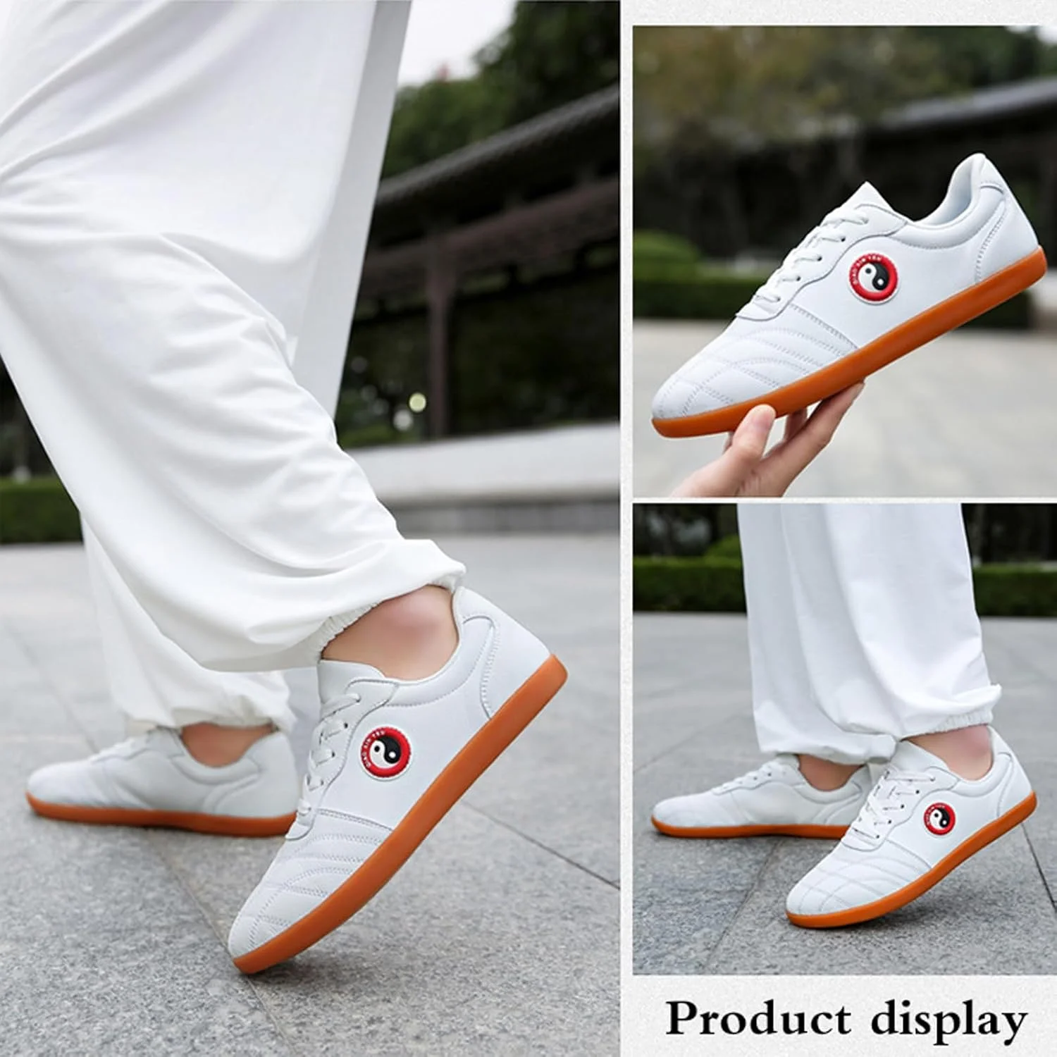 کفش‌های تای‌چی، کفش‌های اوقات فراغت ووشو، کفش‌های تکواندو تنفسی، کفش‌های کونگ فو وینگ چون، کفش‌های تمرینی چی‌گونگ، راحت، ضد لغزش، مد روز، برای تکواندو، بوکس، کاراته، کونگ فو، وینگ چون