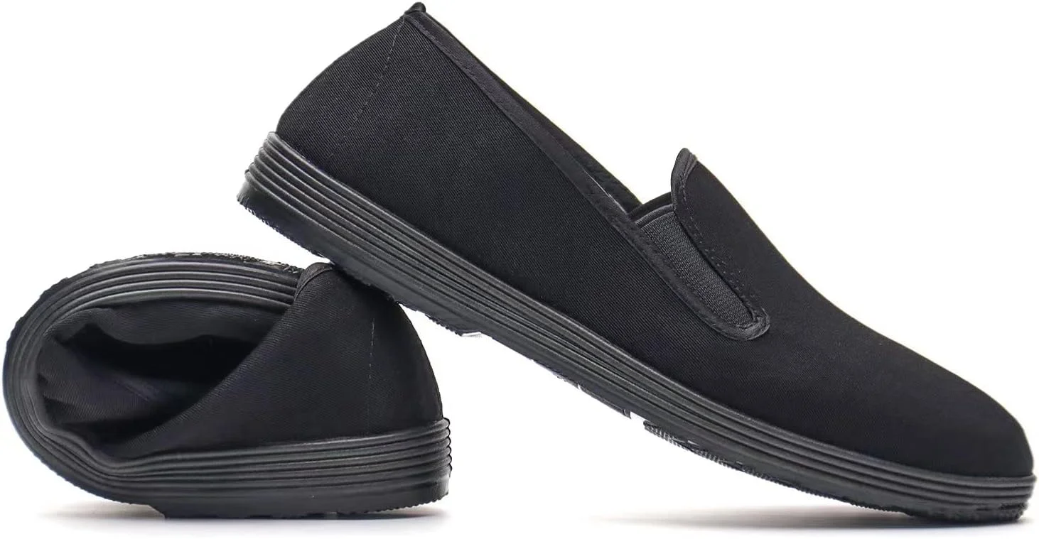 کفش های کونگ فو/هنرهای رزمی/تای چی با زیره لاستیکی، کرباس، مناسب برای همه