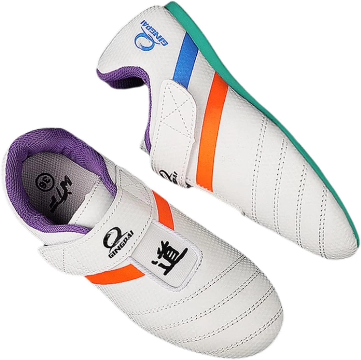 کفش تمرین تکواندو کاراته، کفش ورزشی تای چی تکواندو، کفش هنرهای رزمی ضد لغزش، مقاوم در برابر سایش، تنفس پذیر، برای داخل و خارج از منزل، باشگاه، مربیان