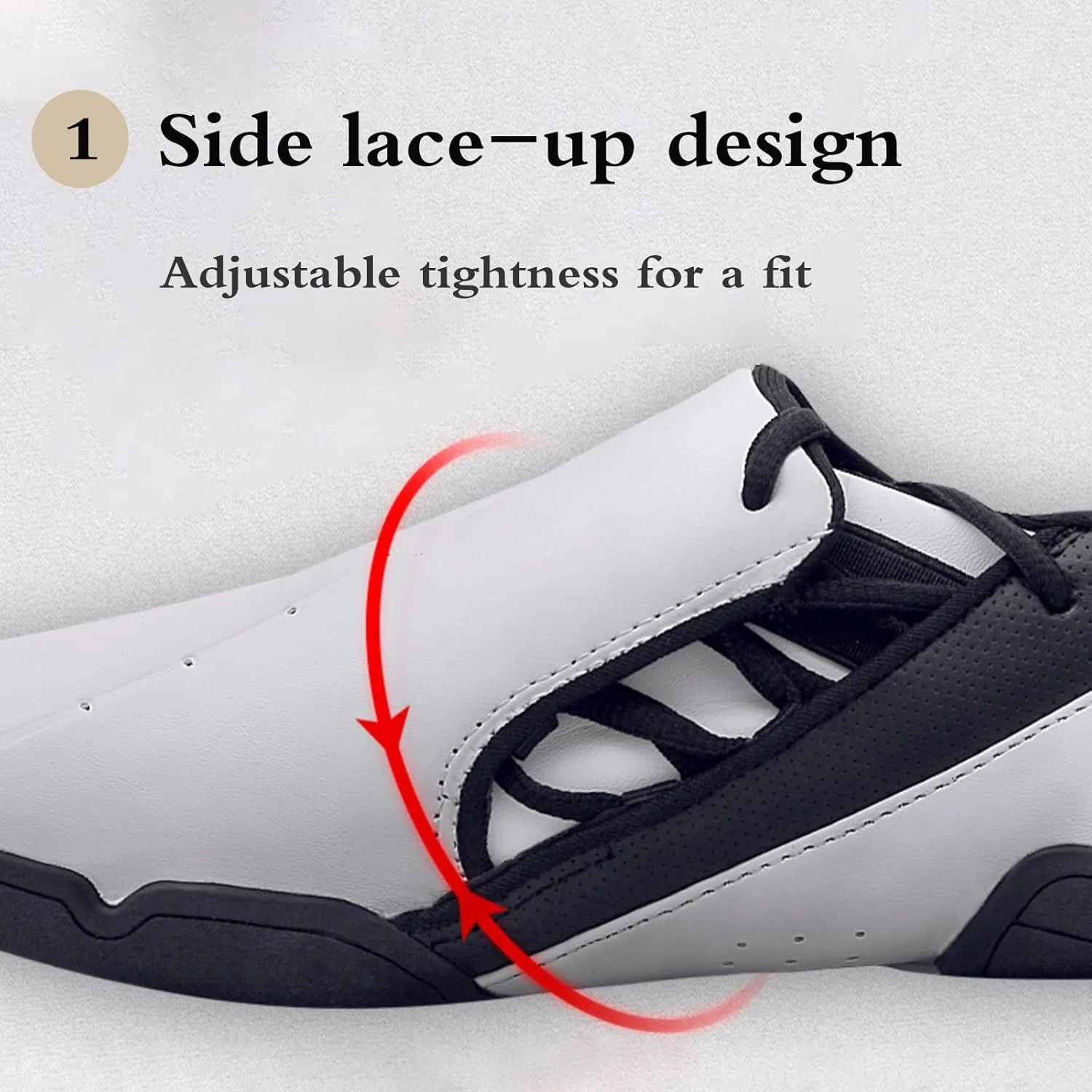 کفش تمرین تکواندو کاراته، کفش ورزشی تای چی تکواندو، کفش ورزشی هنرهای رزمی سبک وزن، مقاوم در برابر سایش، سازگار با پوست، مناسب برای بزرگسالان و کودکان