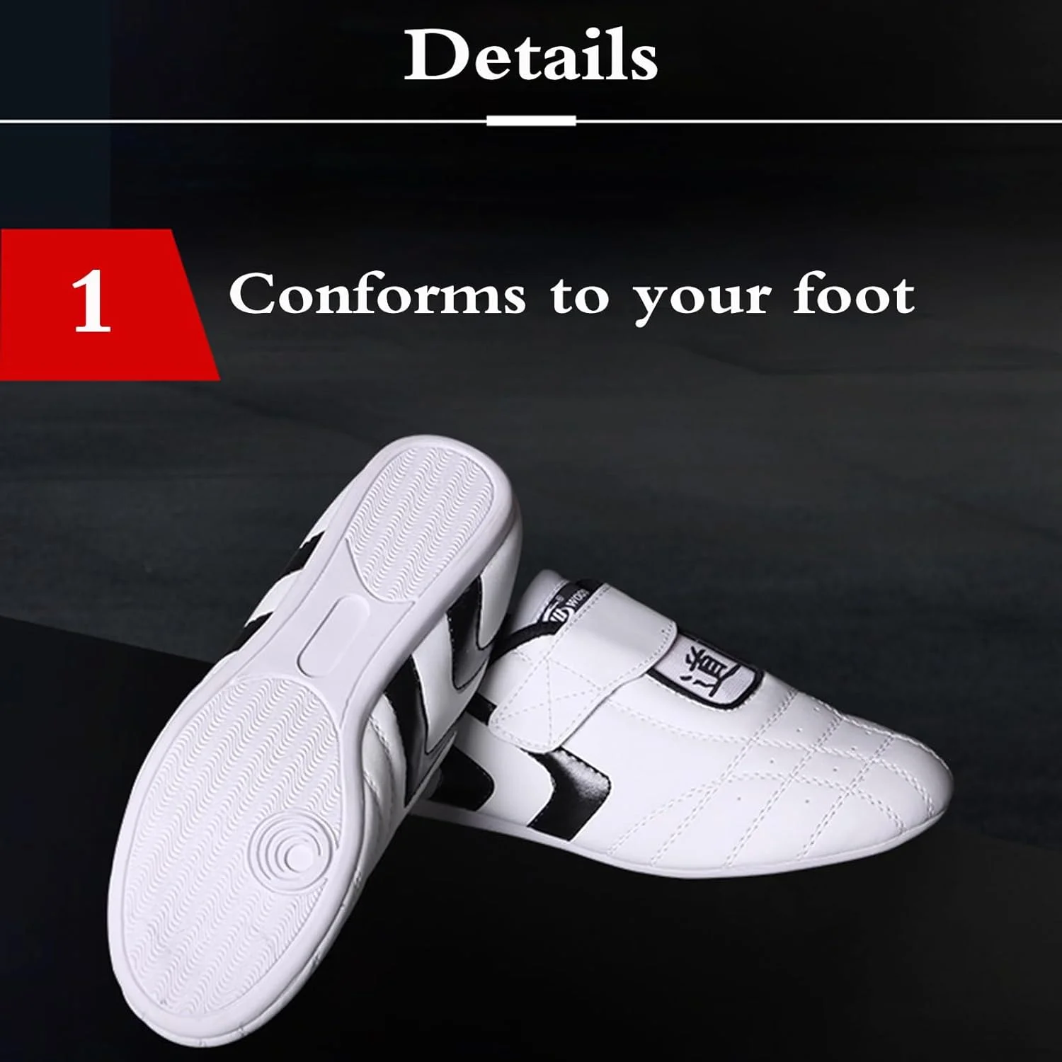 کفش تکواندو унисекс، کفش ورزشی هنرهای رزمی سبک وزن، کفش کاراته بوکس، طیف گسترده ای از کاربردها، مقاوم در برابر سایش، برای زمین های داخلی و خارجی، کونگ فو، تای چی