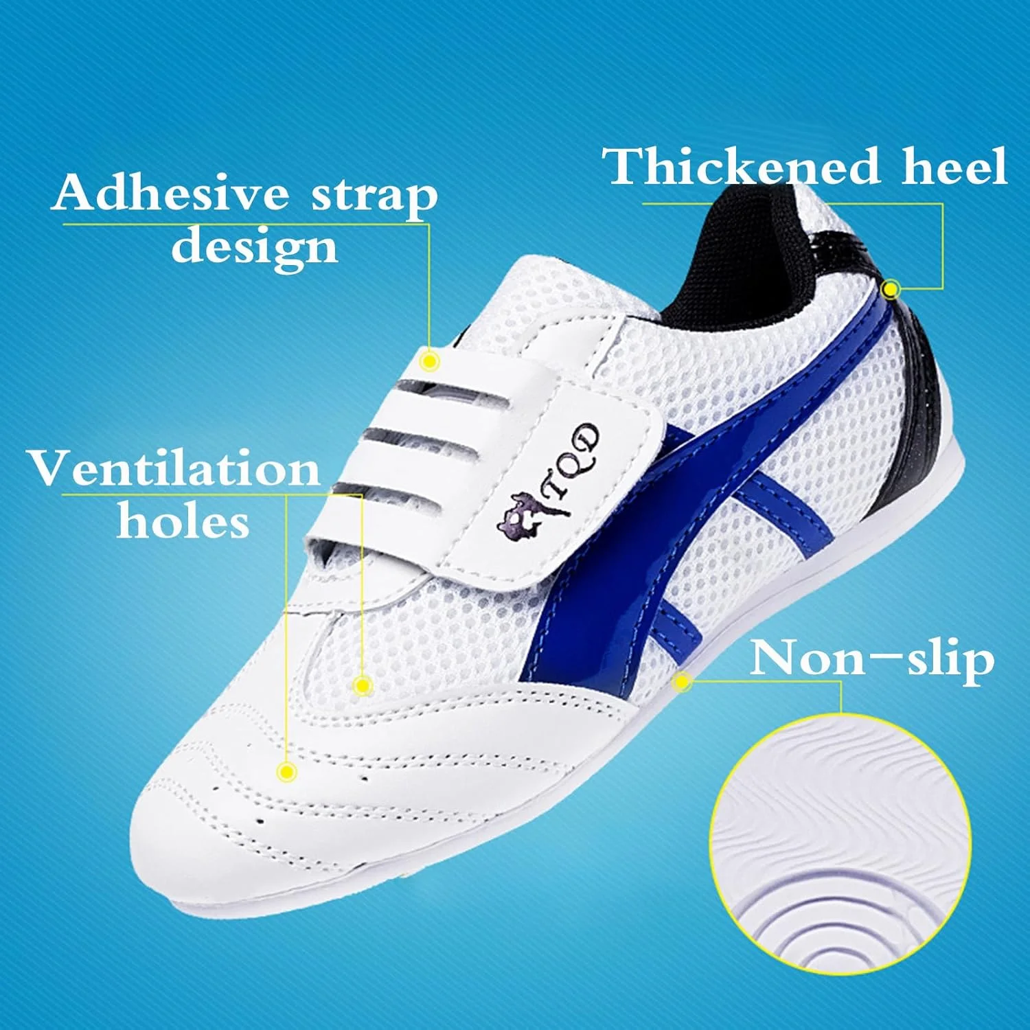 کفش تمرین هنرهای رزمی نوجوانان، کفش ورزشی تای چی تکواندو، کفش کاراته унисекс، مقاوم در برابر سایش، سازگار با پوست، برای تمرینات زمینی در فضای داخلی و خارجی، تمرینات صبحگاهی کفش تمرین هنرهای رزمی نوجوانان، کفش ورزشی تای چی تکواندو، کفش کاراته унисекс، مقاوم در برابر سایش، سازگار با پوست، برای تمرینات زمینی در فضای داخلی و خارجی، تمرینات صبحگاهی