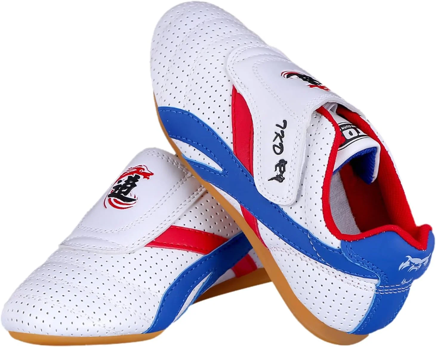 کفش تکواندو ضد لغزش، کفش تمرین کاراته تکواندو، کفش ورزشی هنرهای رزمی سبک وزن، مقاوم در برابر سایش، سازگار با پوست، مناسب برای بزرگسالان و کودکان