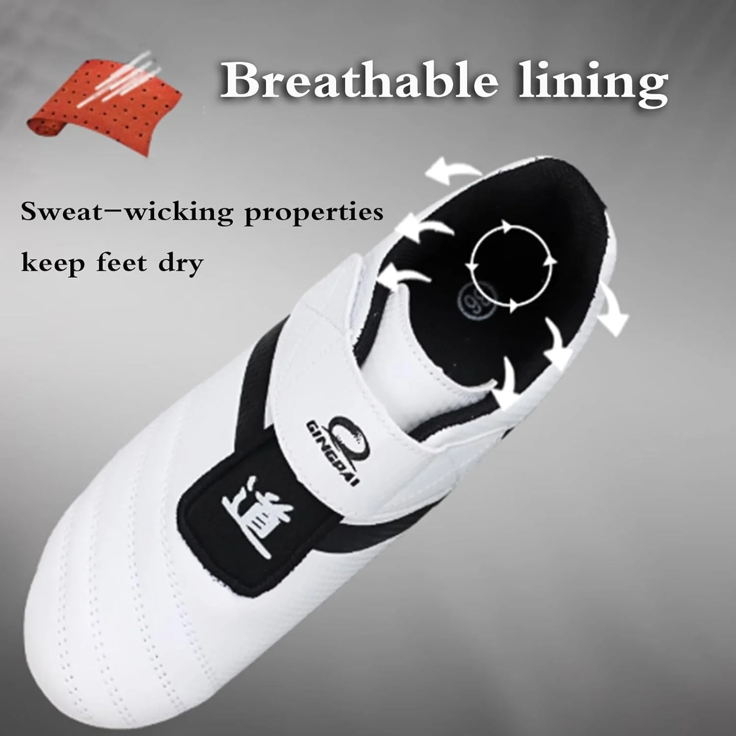 کفش آموزش هنرهای رزمی نوجوانان، کفش تکواندو унисекс، کفش ورزشی هنرهای رزمی سبک وزن، مقاوم در برابر سایش، تنفس پذیر، مناسب برای مسابقات کاراته کفش آموزش هنرهای رزمی نوجوانان، کفش تکواندو унисекс، کفش ورزشی هنرهای رزمی سبک وزن، مقاوم در برابر سایش، تنفس پذیر، مناسب برای مسابقات کاراته