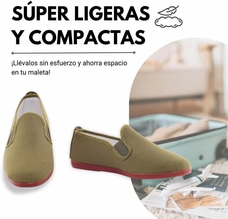 کفش کلاسیک کونگ فو برای تمام زندگی! سبک و راحت، ساخته شده از کرباس با زیره انعطاف پذیر و ضد لغزش. همچنین به عنوان کفش های کمپینگ یا دمپایی چینی شناخته می شود. ایده آل برای استفاده در تایچی یا کاراته و همچنین تمرین هنرهای رزمی، ورزش های داخل سالن، کمپینگ، رقص یا فقط برای استفاده در خانه. طیف گسترده ای از اندازه ها، حتی برای کوچکترین افراد در خانه. محصول با کیفیت ملی، ساخت اسپانیا با بهترین مواد. کفش کلاسیک کونگ فو برای تمام زندگی! سبک و راحت، ساخته شده از کرباس با زیره انعطاف پذیر و ضد لغزش. همچنین به عنوان کفش های کمپینگ یا دمپایی چینی شناخته می شود. ایده آل برای استفاده در تایچی یا کاراته و همچنین تمرین هنرهای رزمی، ورزش های داخل سالن، کمپینگ، رقص یا فقط برای استفاده در خانه. طیف گسترده ای از اندازه ها، حتی برای کوچکترین افراد در خانه. محصول با کیفیت ملی، ساخت اسپانیا با بهترین مواد.