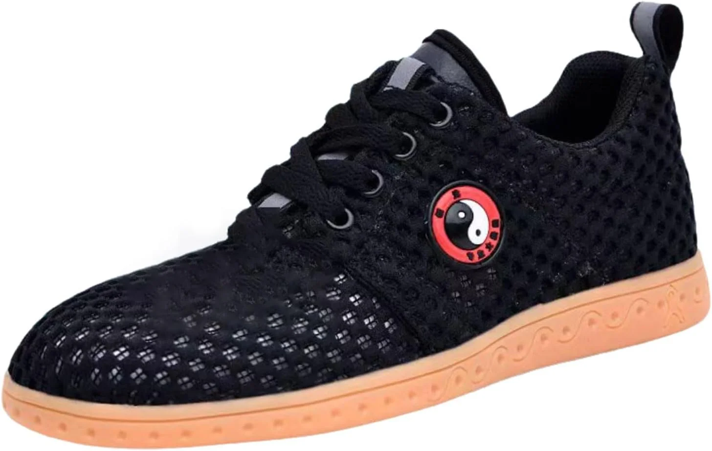 کفش تایچی، کتانی تایچی، کفش تایچی با زیره لاستیکی، کفش اوقات فراغت ووشو، سبک وزن، ضد لغزش، نرم و تنفس پذیر، برای تایچی چیگونگ کونگ فو و وینگ چون، برای چیگونگ وینگ چون