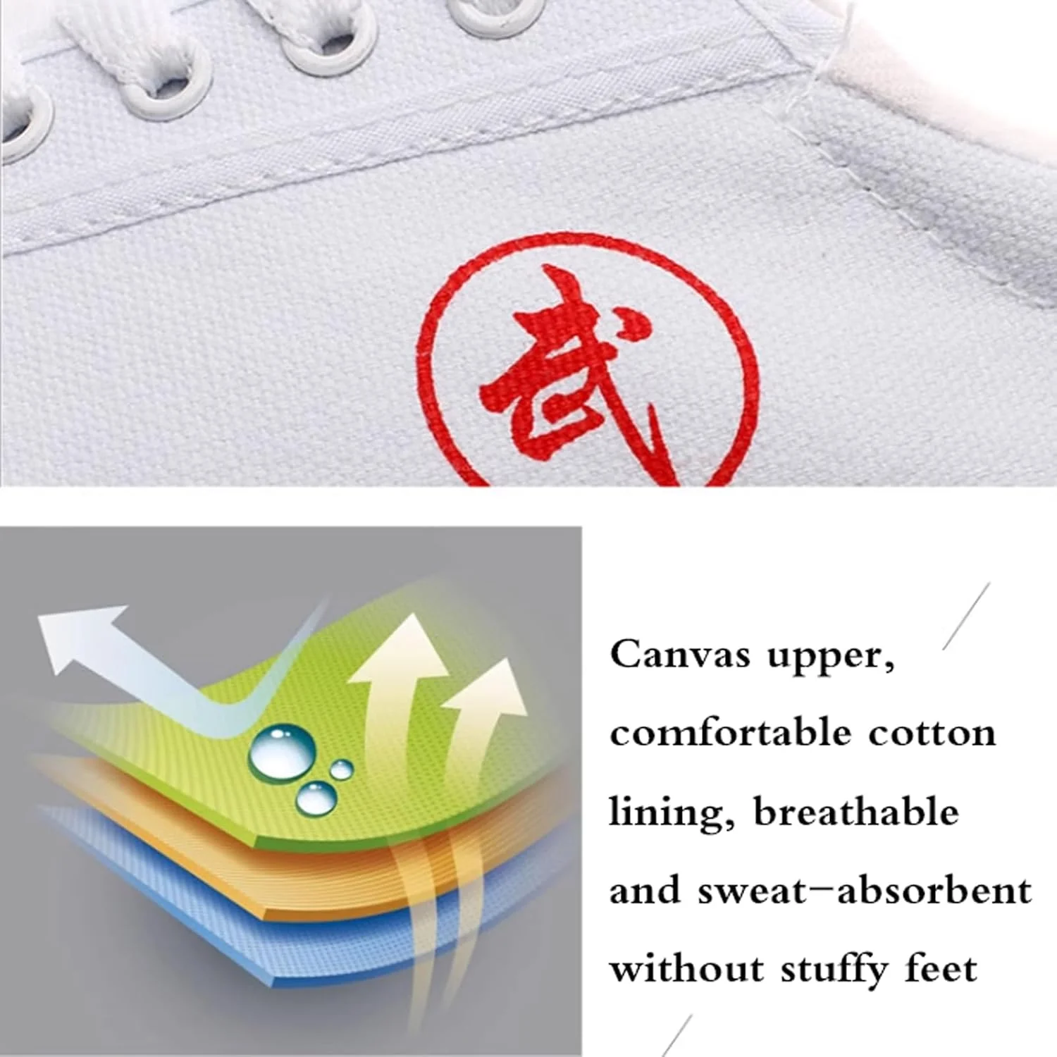 کفش های تنفسی تکواندو، کفش های کونگ فو وینگ چون، کفش های هنرهای رزمی تای چی، کفش های تمرین چیگونگ، کتانی تای چی، نرم، ضد لغزش، تنفسی، برای تکواندو، بوکس، کاراته، کونگ فو، وینگ چون