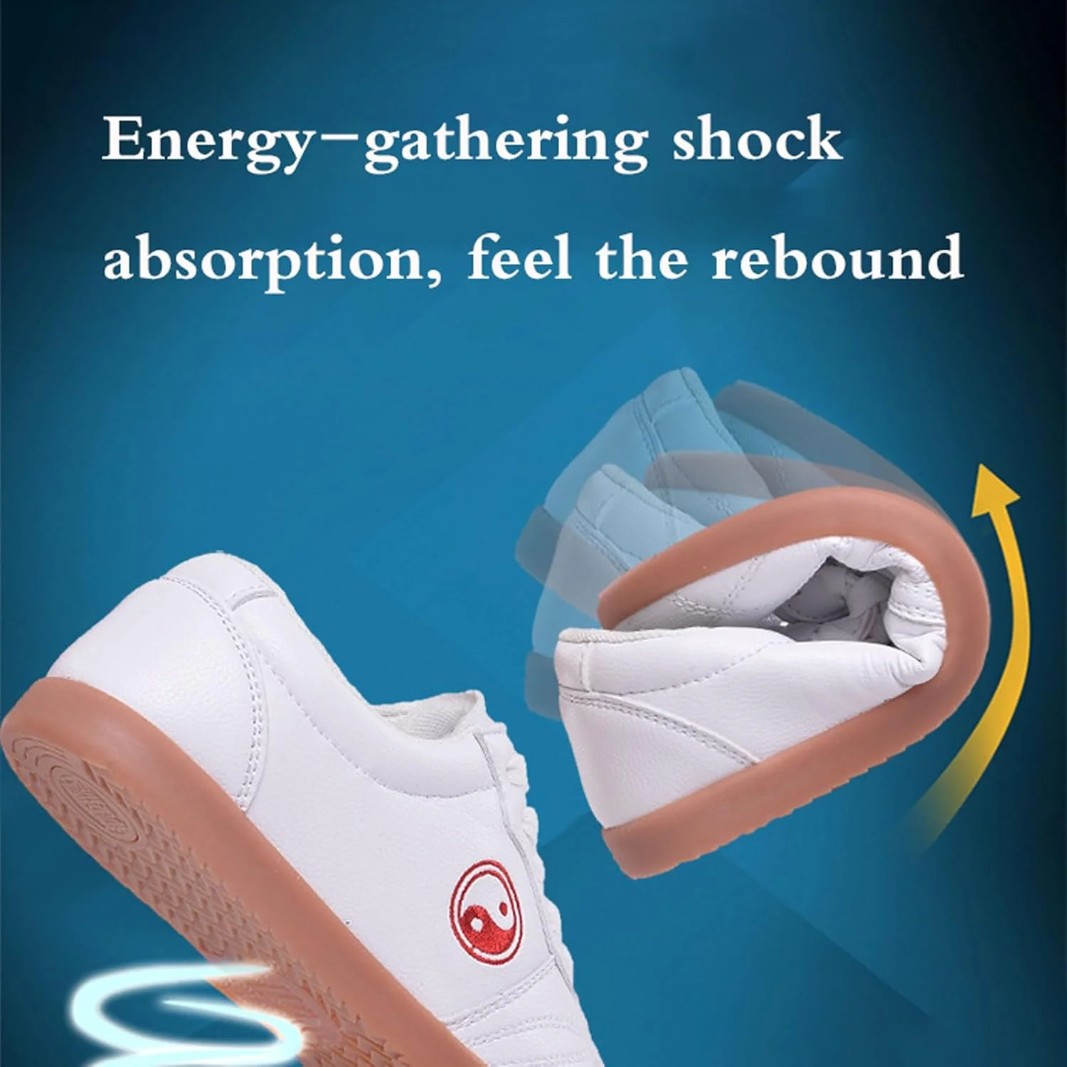 کفش های سنتی رزمی، کفش های تایچی با زیره لاستیکی، کفش های اوقات فراغت ووشو، تجربه پوشیدن راحت، تضمین کننده ورزش راحت، چرم تنفسی، برای تایچی چیگونگ کونگ فو