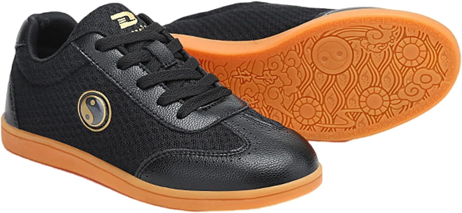 کفش تایچی ووشو کونگ فو، کفش هنرهای رزمی تایچی، کفش بومى کونگ فو، سبک و نرم، مقاوم در برابر سایش، مناسب برای پا، برای باشگاه، تمرین، کونگ فو، تایچی، هنرهای رزمی، ورزش