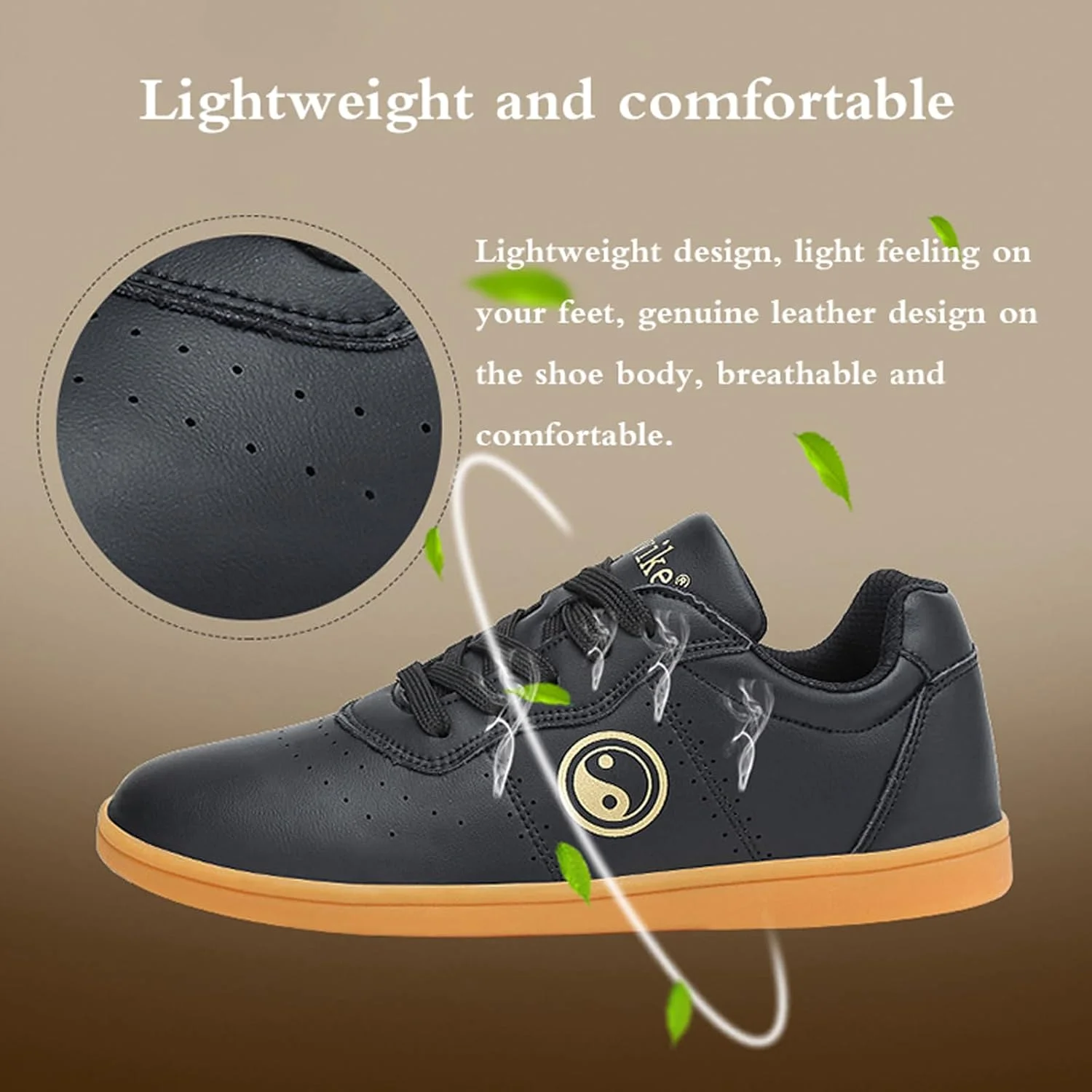 کفش تایچی ووشو کونگ فو، کفش تکواندو تنفسی، کفش هنرهای رزمی تایچی، تنفسی، ضخیم، مقاوم در برابر سایش، سبک وزن، برای تکواندو، بوکس، کونگ فو، کاراته و تایچی