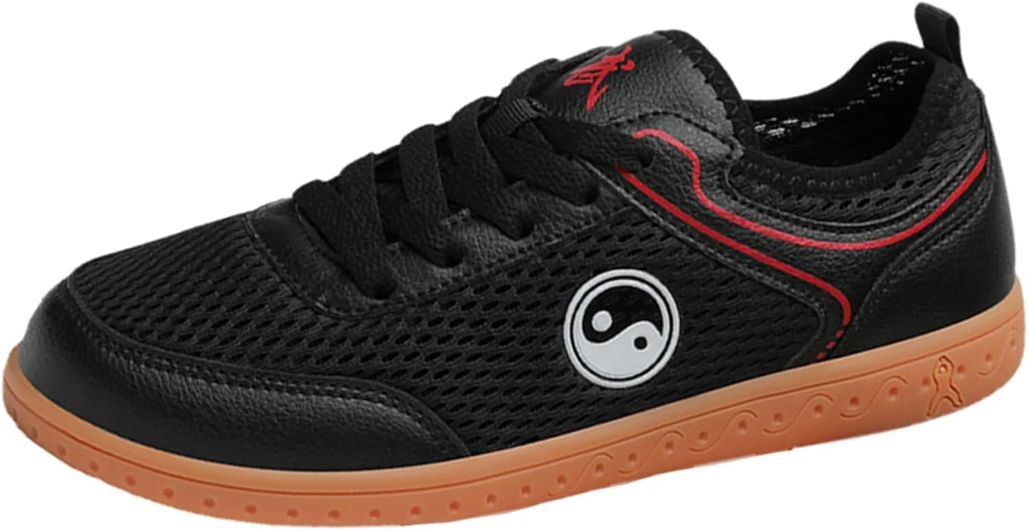 کفش های تای چی کونگ فو، کفش های ورزشی تمرین تکواندو، کفش های تمرین هنرهای رزمی، زیره با طراحی ضد لغزش، مناسب برای تکواندو، بوکس، کونگ فو و تای چی