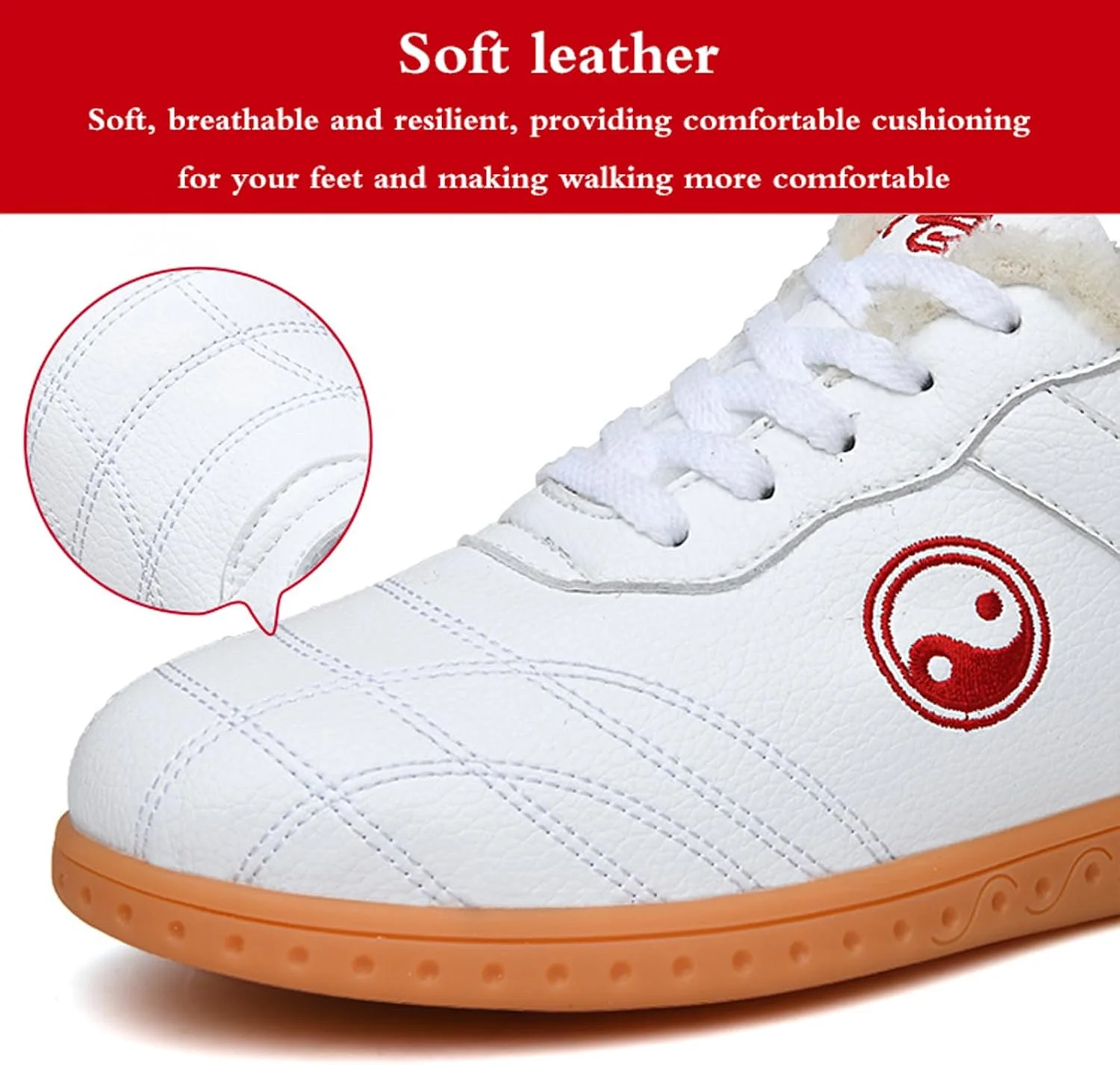 کفش های کونگ فو تکواندو، کفش های بوم کونگ فو، کفش های هنرهای رزمی، مقاوم در برابر سایش، سبک وزن، مناسب پا، زیره نرم، برای تمرینات روزانه تمرینات صبحگاهی مردان زنان نوجوان