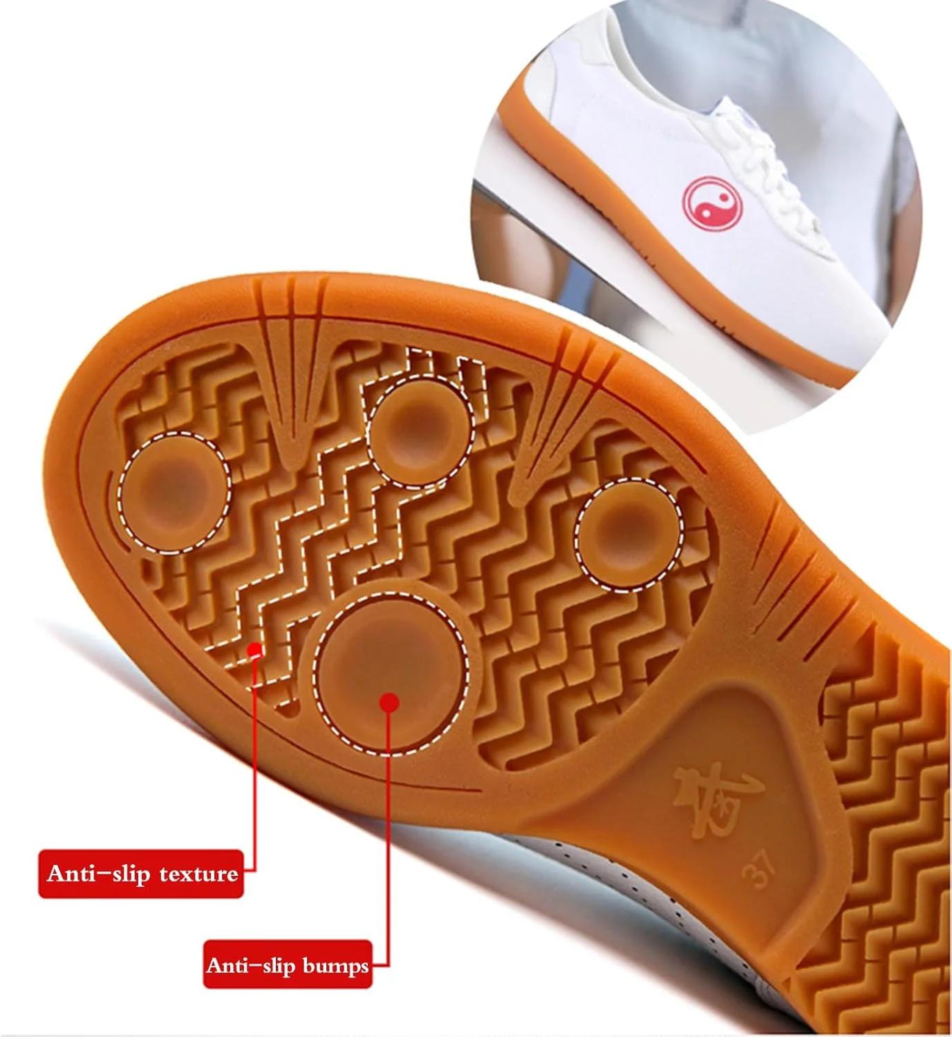 کفش کونگ فو تکواندو، کفش هنرهای رزمی تای چی، کفش ورزشی تمرین تکواندو، زیره با طراحی ضد لغزش، مناسب برای مبتدیان یا افرادی که برای مدت طولانی تمرین می کنند