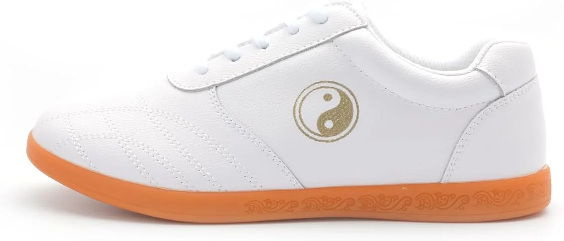 کفش‌های تای چی چرمی عمومی، کفش‌های کونگ فو پکن قدیمی ساق کوتاه برای مردان/زنان، کفش‌های هنرهای رزمی سنتی ضد لغزش