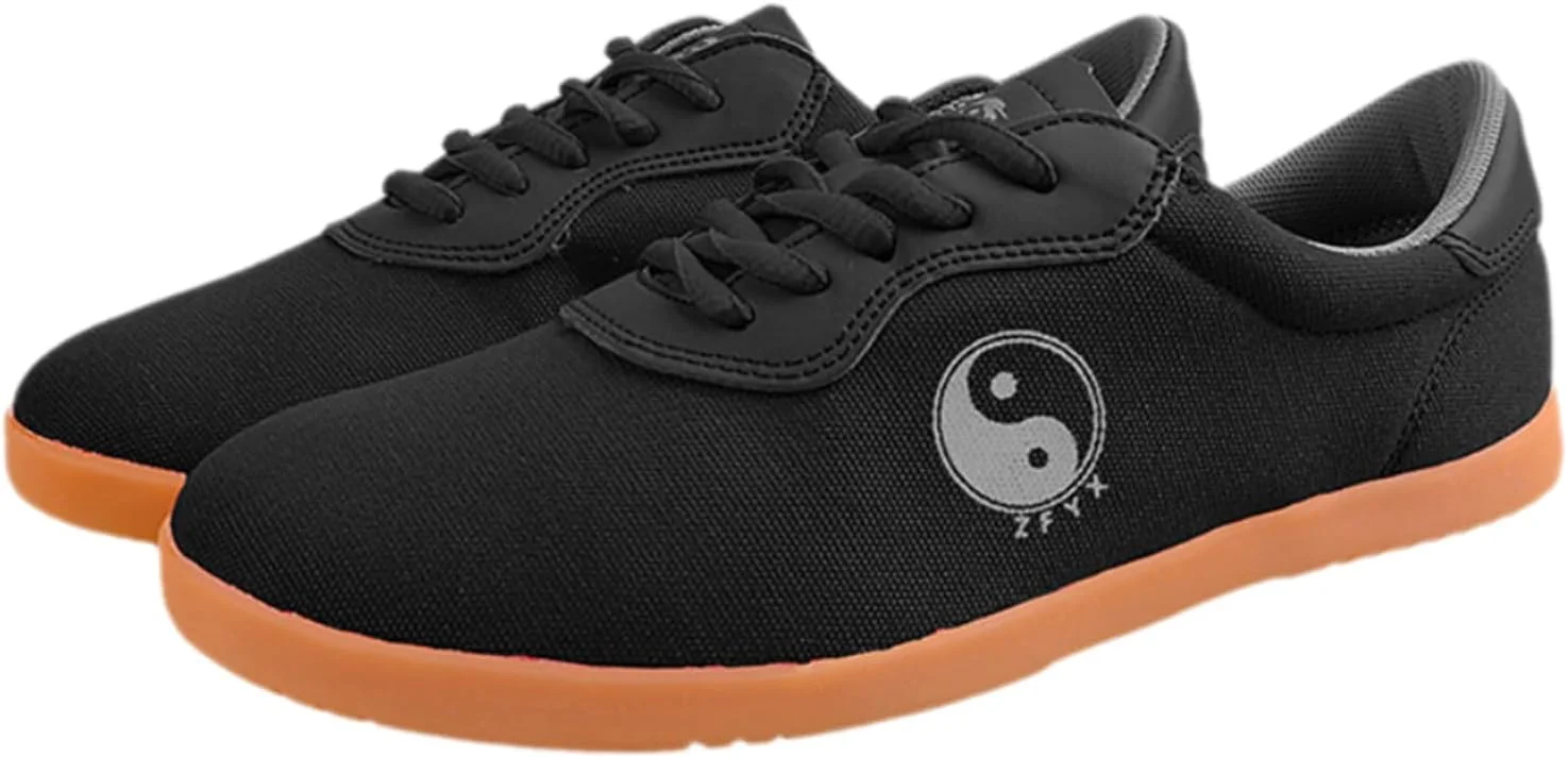 کفش‌های بومى تایچی، کفش‌های رزمی تایچی بومى، کفش‌های ووشو کونگ فو تایچی، بومى، یونیسکس، سبک وزن، راحت، بند دار، ضد لغزش، برای تکواندو، بوکس، کاراته، کونگ فو، وینگ چون