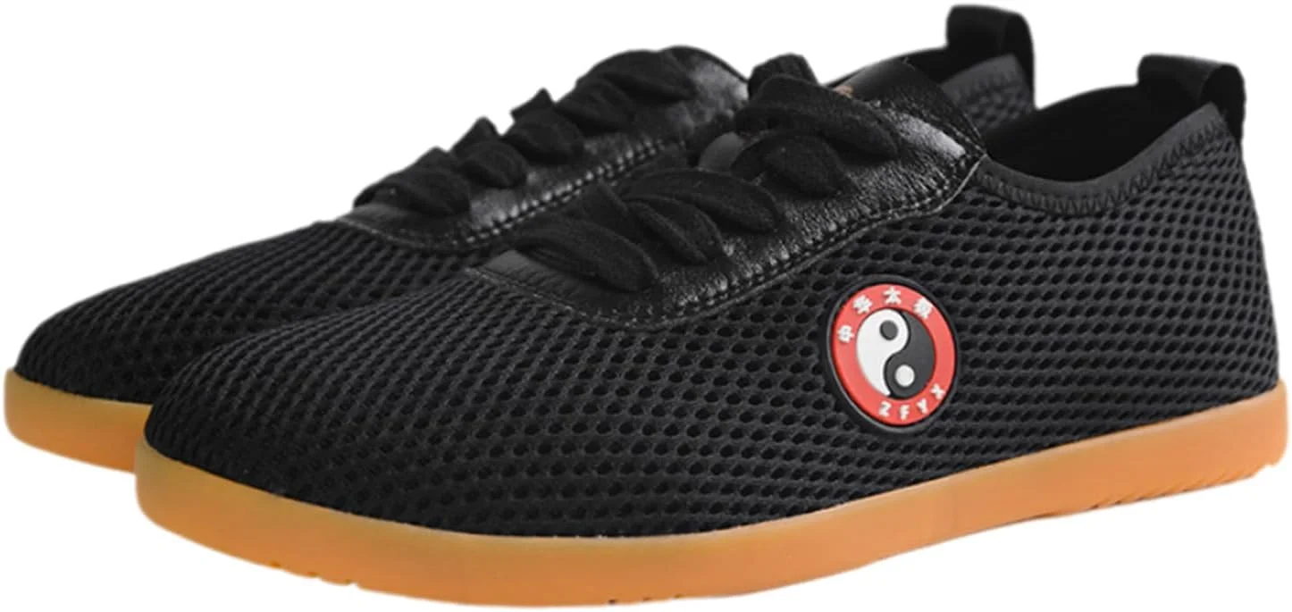 کفش های کونگ فو تکواندو، کفش های تای چی ووشو کونگ فو، کفش های تای چی هنرهای رزمی، ضد لغزش، تنفسی، یونیسکس، سبک وزن، برای تکواندو، بوکس، کاراته، کونگ فو، وینگ چون، مردان و زنان