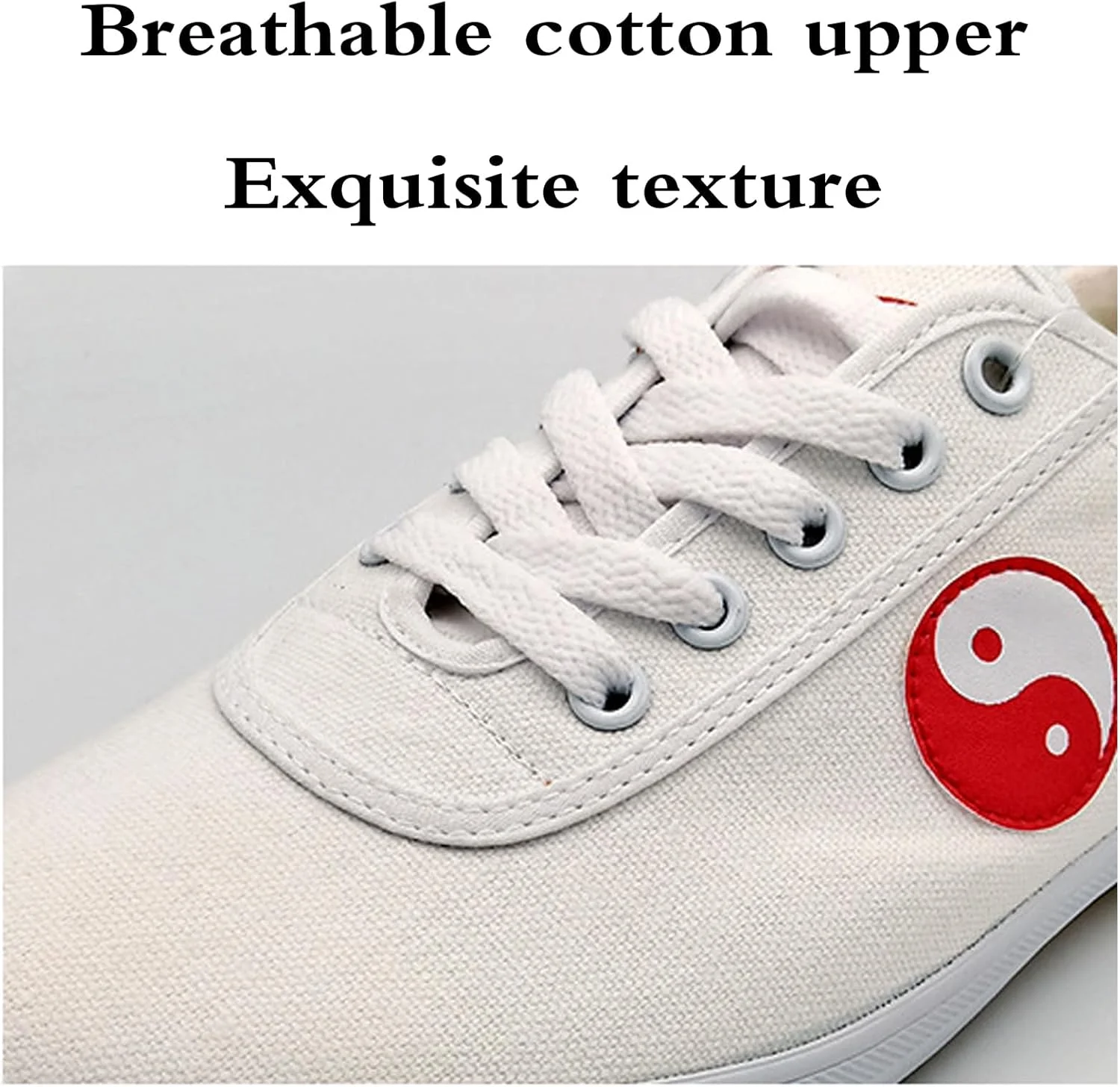 کفش تای چی، کفش کانواس رزمی تای چی، کفش هنرهای رزمی سنتی چینی، унисекс، سبک وزن، راحت، بند دار، برای ووشو کاراته کونگ فو تای چی بوکس هنرهای رزمی