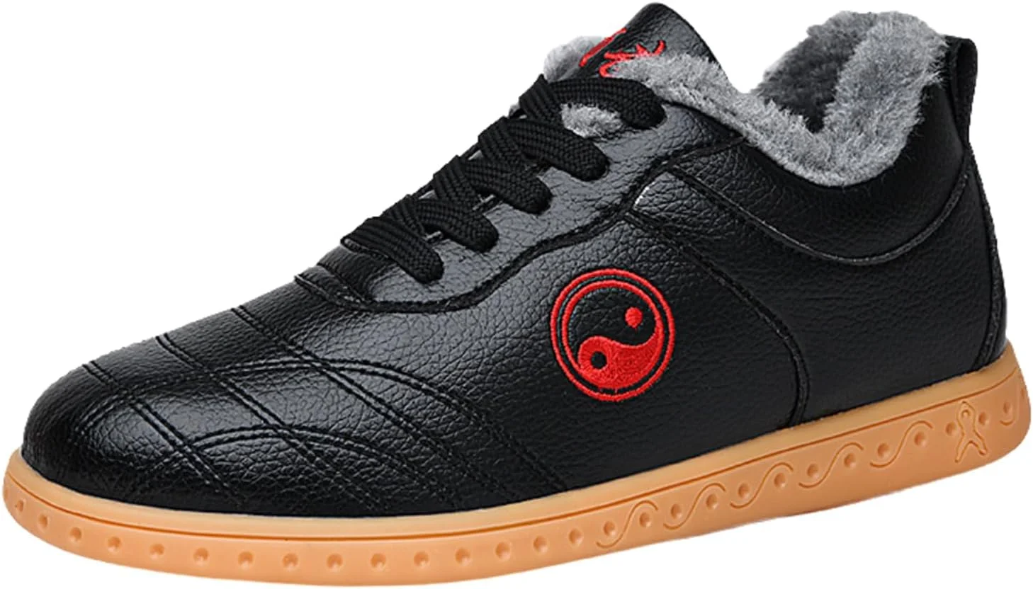 کفش تای چی زنانه، کفش ووشو کونگ فو تای چی، کفش هنرهای رزمی تای چی، تنفسی، چرمی، زیره نرم، یونیسکس، گرم، برای ووشو کاراته کونگ فو تای چی بوکس باشگاه هنرهای رزمی