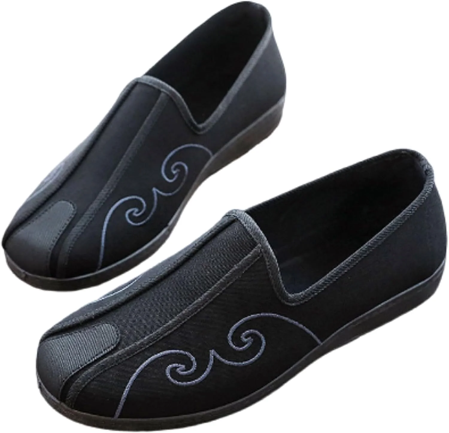 کفش های پارچه ای کونگ فو، دمپایی سنتی کونگ فو، کفش های رزمی بومى، ضد لغزش، مقاوم در برابر سایش، لمس ظریف، برای گردش های روزانه، پیاده روی و دویدن