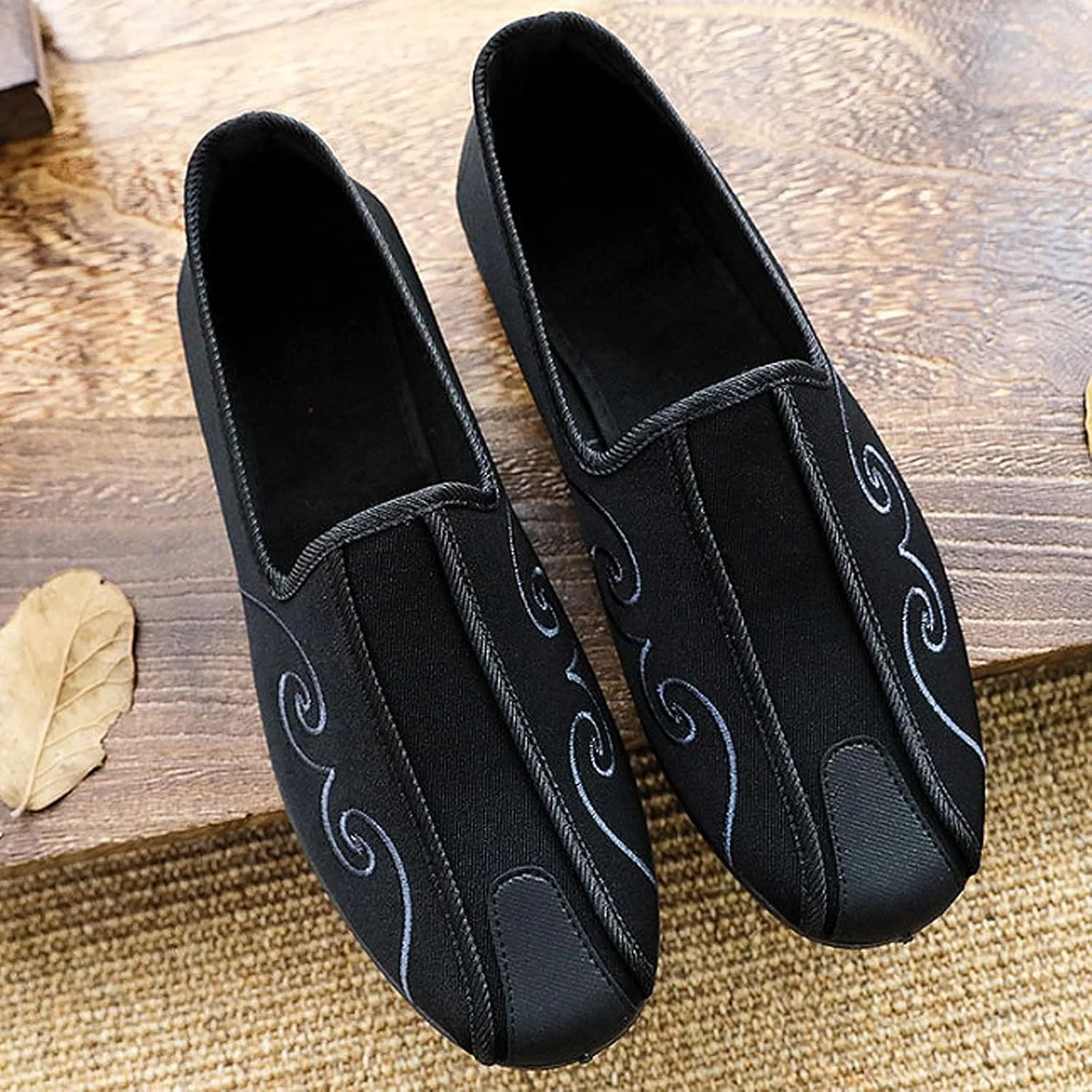 کفش های پارچه ای کونگ فو، دمپایی سنتی کونگ فو، کفش های رزمی بومى، ضد لغزش، مقاوم در برابر سایش، لمس ظریف، برای گردش های روزانه، پیاده روی و دویدن کفش های پارچه ای کونگ فو، دمپایی سنتی کونگ فو، کفش های رزمی بومى، ضد لغزش، مقاوم در برابر سایش، لمس ظریف، برای گردش های روزانه، پیاده روی و دویدن