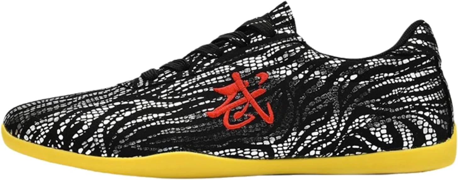 کفش‌های ورزشی هنرهای رزمی ضد لغزش، کفش‌های سبک کونگ فو تای چی، حفظ خشکی داخل کفش، تنفس پذیر و جذب کننده عرق، مناسب برای تمرینات بوکس و باشگاه