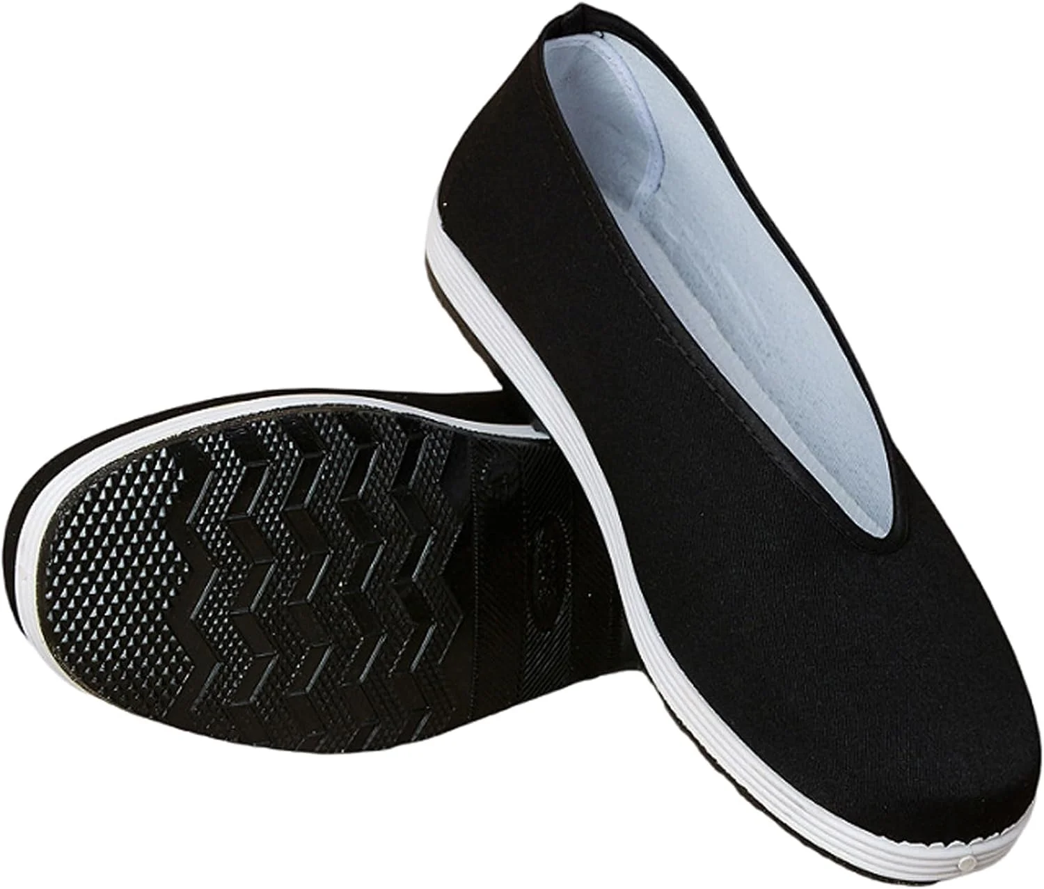 کفش پارچه ای تای چی، کفش پارچه ای دهان گرد برای اجرای کونگ فو، کفش رزمی بومى، سبک و راحت، پوشیدن و درآوردن آسان، برای استفاده روزانه، کار، ورزش، پیاده روی