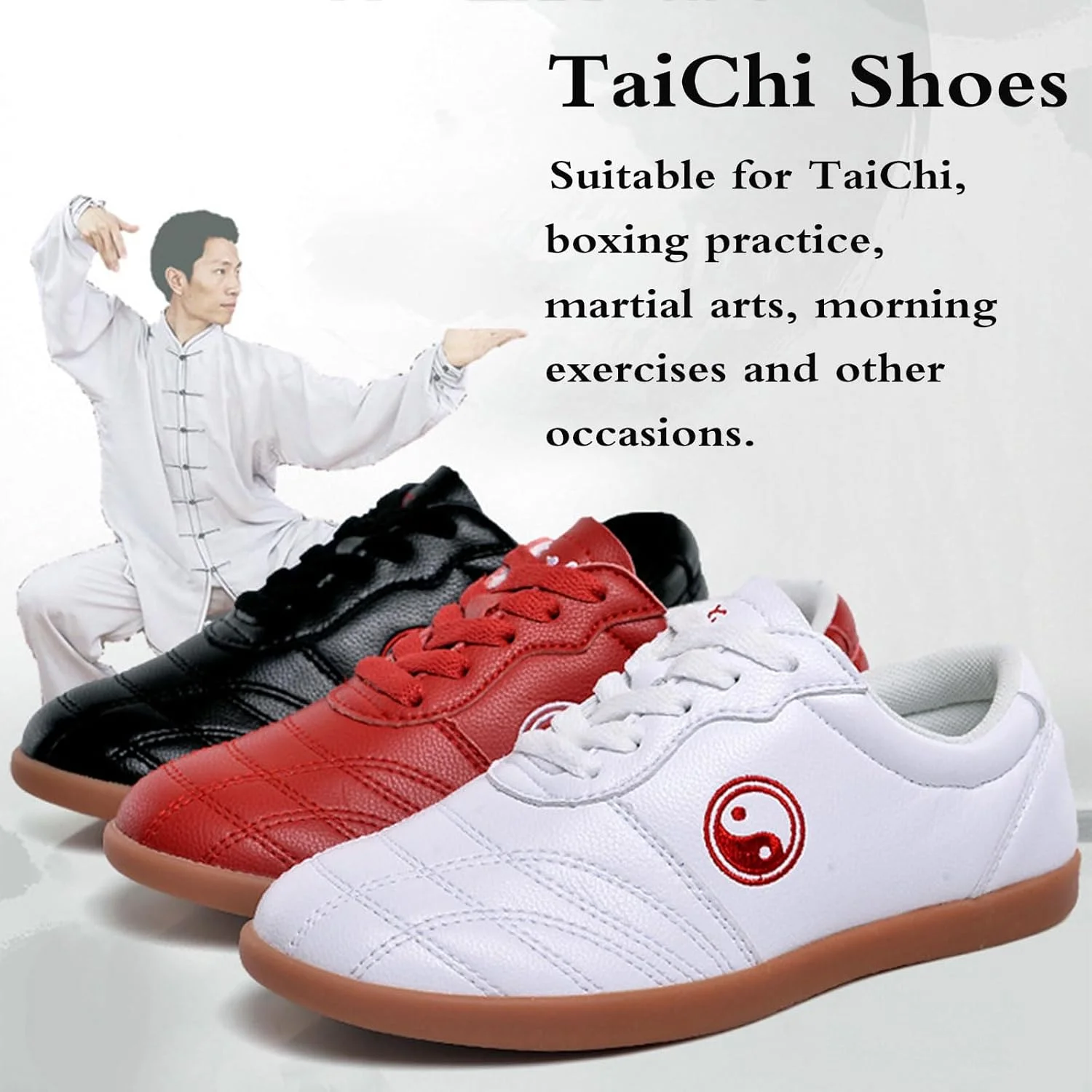 کفش ووشو، کفش تمرین چیگونگ، کفش هنرهای رزمی زنانه، ضد لغزش، مقاوم در برابر سایش، برای دفاع شخصی هنرهای رزمی، تمرین تایچی، مسابقات نمایشی و سایر موارد. کفش ووشو، کفش تمرین چیگونگ، کفش هنرهای رزمی زنانه، ضد لغزش، مقاوم در برابر سایش، برای دفاع شخصی هنرهای رزمی، تمرین تایچی، مسابقات نمایشی و سایر موارد.