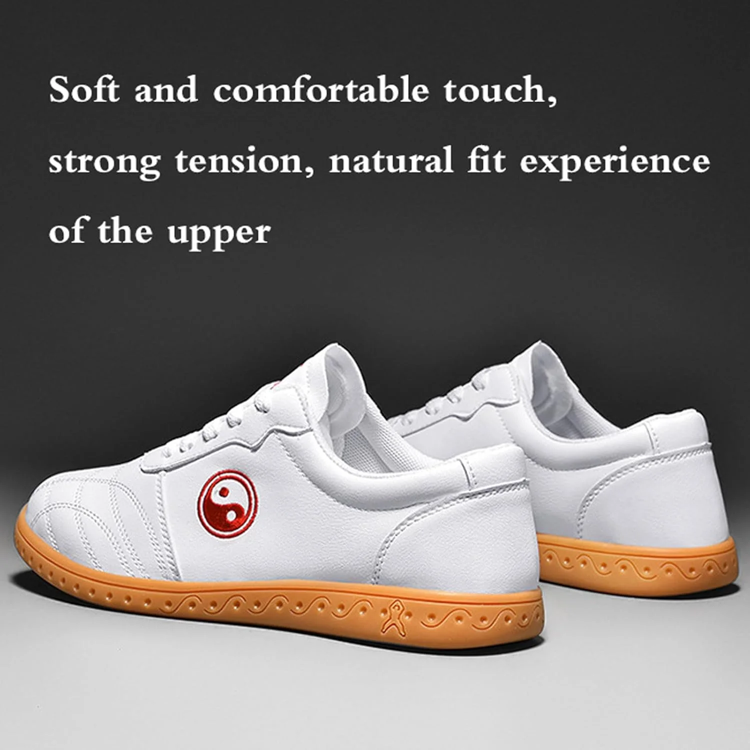 کفش‌های تای‌چی، کتانی تای‌چی، کفش‌های کونگ‌فو تای‌چی، کفش‌های تای‌چی با زیره لاستیکی، سبک وزن، ضد لغزش، طراحی بدون لغزش، مناسب برای تکواندو، بوکس، کاراته، کونگ‌فو، وینگ‌چون، برای تمرینات فیتنس