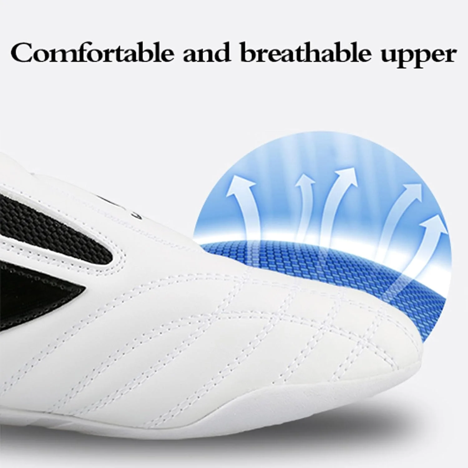 کفش های هنرهای رزمی ضد لغزش، کفش های بوکس و کاراته، بدون ایجاد حس گرفتگی پا، کیفیت ساخت عالی، حفظ خشکی داخل کفش، مناسب برای تمرینات مبارزه و کاراته در فضای باز کفش های هنرهای رزمی ضد لغزش، کفش های بوکس و کاراته، بدون ایجاد حس گرفتگی پا، کیفیت ساخت عالی، حفظ خشکی داخل کفش، مناسب برای تمرینات مبارزه و کاراته در فضای باز