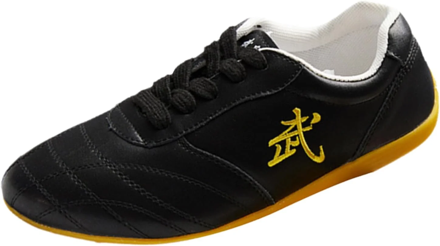 کفش‌های تای‌چی، کفش‌های ووشو کونگ فو تای‌چی، کفش‌های هنرهای رزمی سنتی چینی، تنفس‌پذیر، چرمی، унисекс، سبک وزن، برای ووشو کاراته کونگ فو تای چی بوکس هنرهای رزمی