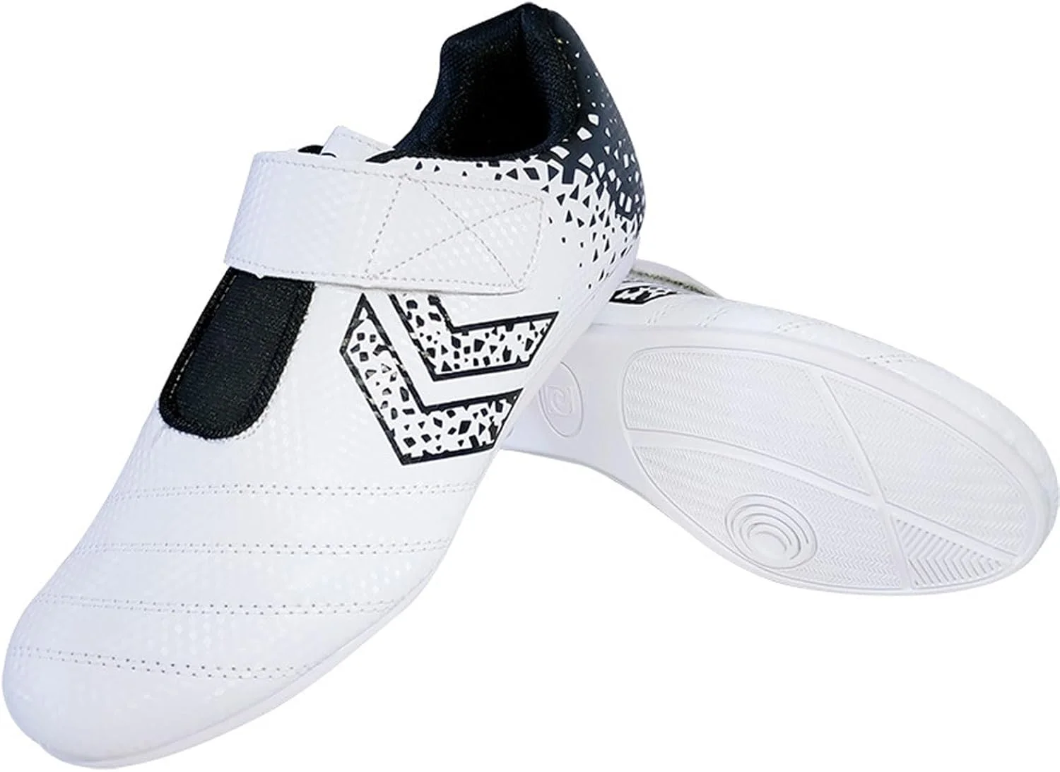 کفش تکواندو، کفش کاراته بوکس، زیره لاستیکی، ضخیم و ضد لغزش، تنفس پذیر و جذب کننده عرق، مناسب برای اجرای تیمی، مسابقه، تمرین، بوکس روزانه