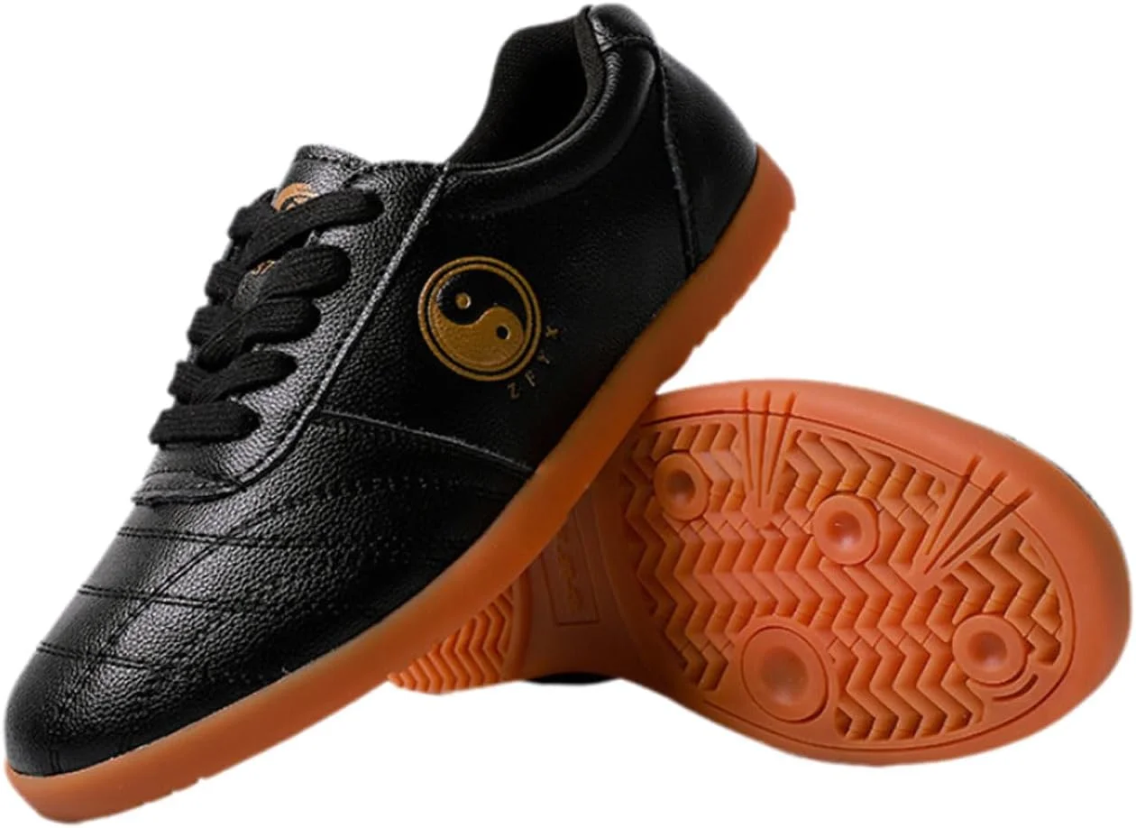 کفش های ورزشی ووشو، کفش های تای چی ووشو کونگ فو، کفش کونگ فو، کفش ورزشی هنرهای رزمی سنتی، تنفسی، راحت، مقاوم در برابر سایش، برای تکواندو، بوکس، کاراته، کونگ فو و تای چی.