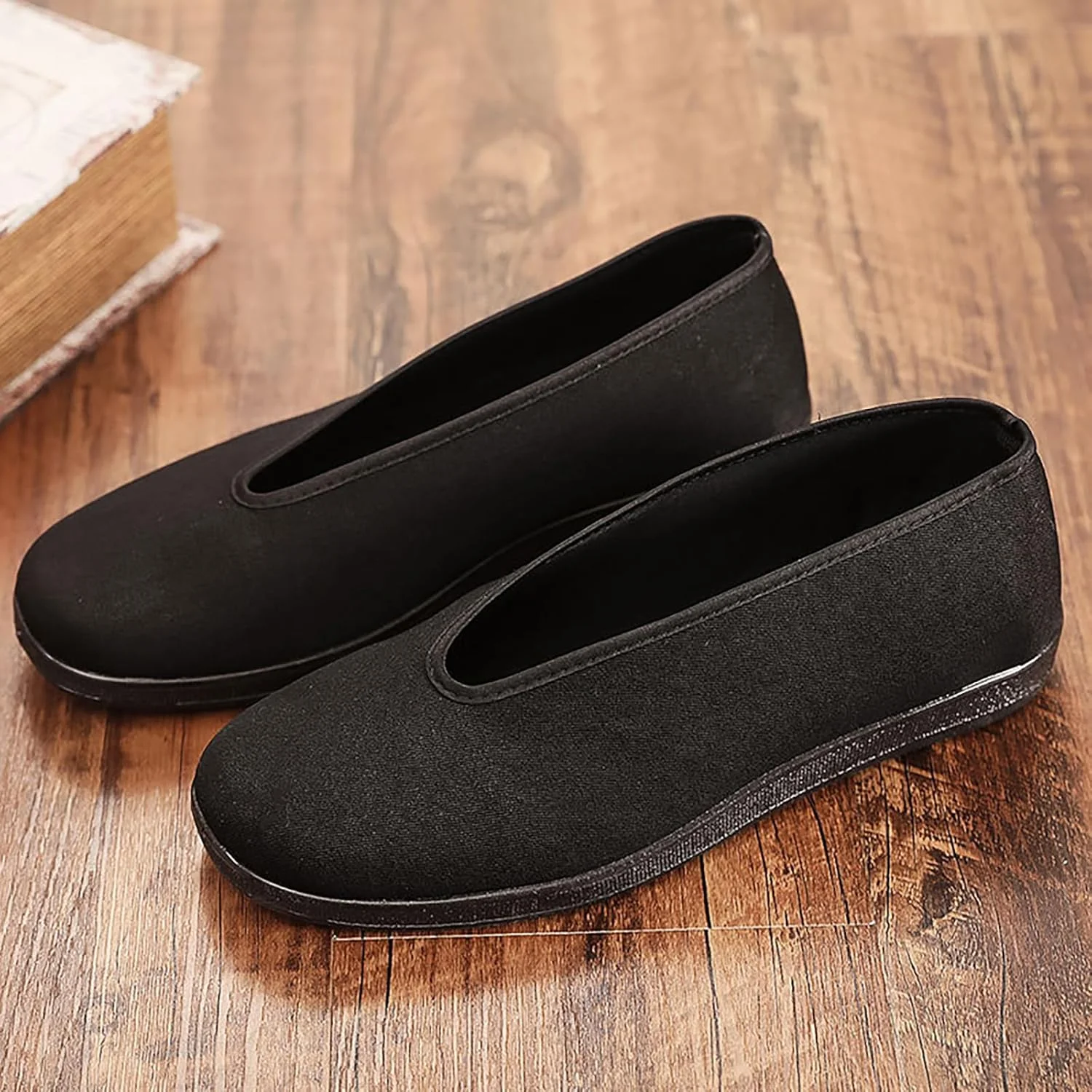 کفش تای چی مردانه، کفش پارچه ای چینی، کفش تای چی، کفش تای چی زنانه، کفش پارچه ای پکن قدیمی، نرم و سبک، برای هنرهای رزمی، تای چی، کونگ فو و وینگ چون