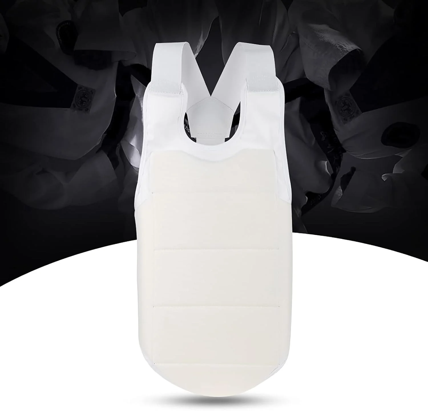 محافظ سینه کاراته، پد فوم بسیار الاستیک محافظ سینه کاراته طراحی ارگونومیک ظریف برای کاراته و تکواندو (M)