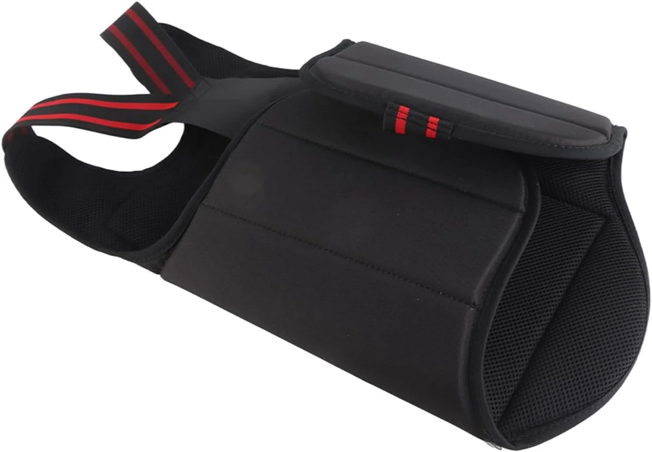 محافظ سینه کاراته، لباس ورزشی کاراته کودکان و بزرگسالان، محافظ شانه و سینه جلیقه مشکی (L)