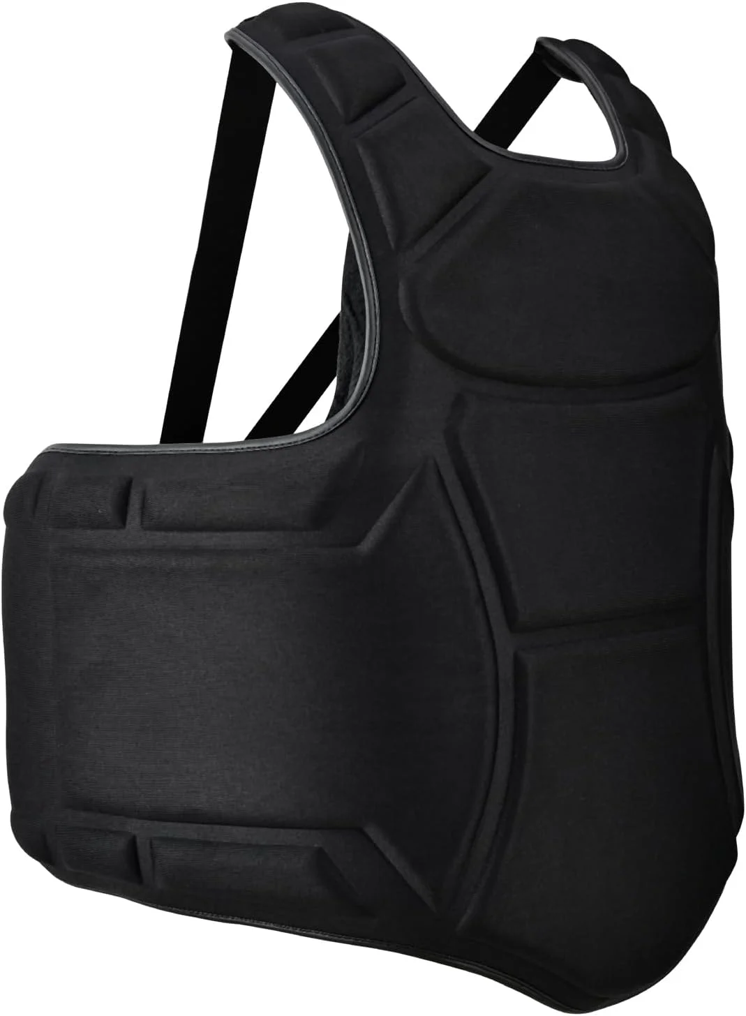 محافظ سینه ورزشی Roar با پد ژله ای، محافظ بدن MMA، محافظ دنده، زره موی تای کیک بوکسینگ، مشکی استاندارد