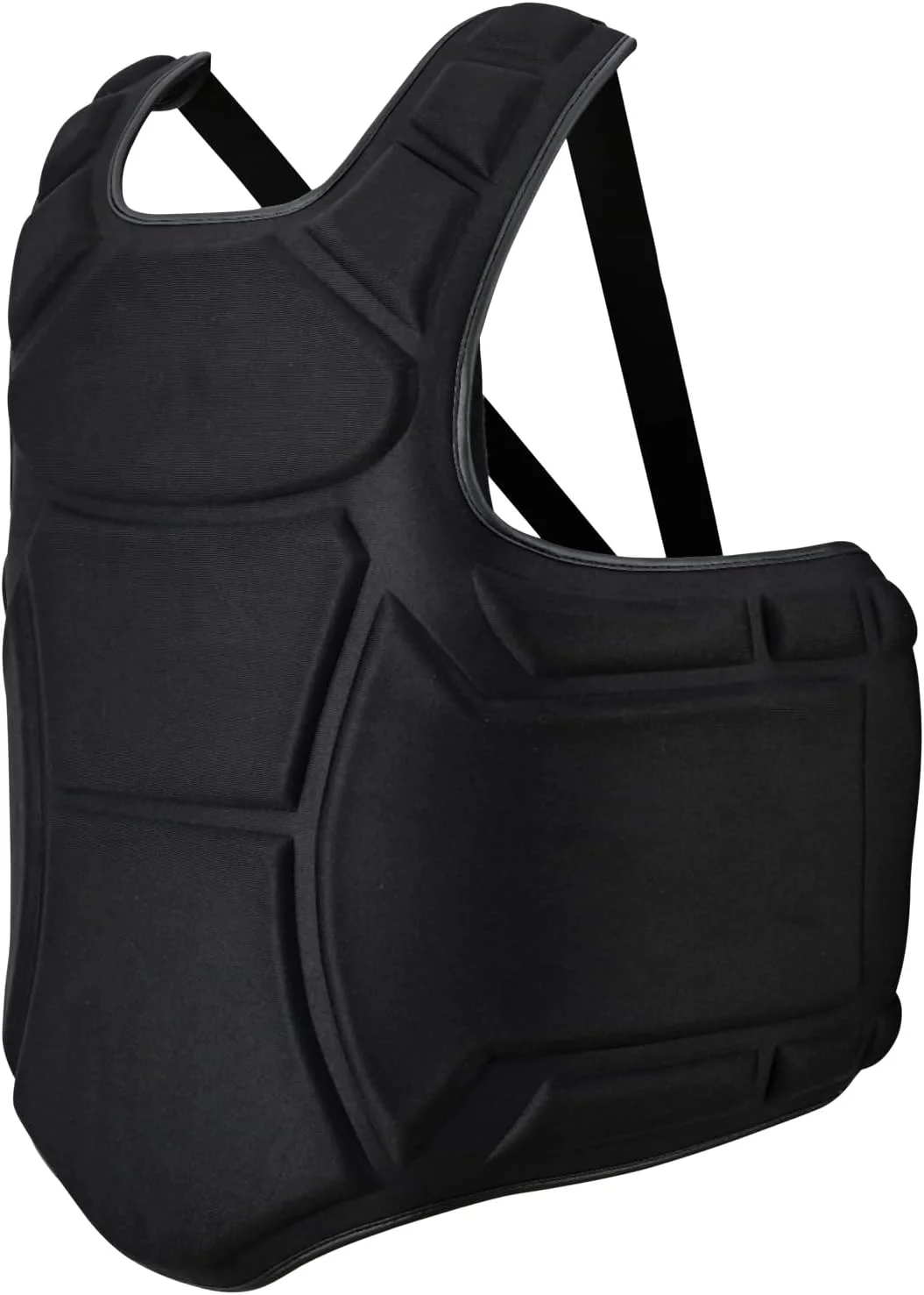 محافظ سینه ورزشی Roar با پد ژله ای، محافظ بدن MMA، محافظ دنده، زره موی تای کیک بوکسینگ، مشکی استاندارد