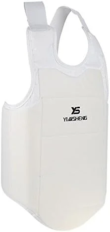 محافظ سینه کاراته Dioche، محافظ سینه تکواندو الاستیک بالا، جلیقه محافظ سینه بوکس برای کودکان و بزرگسالان (S)