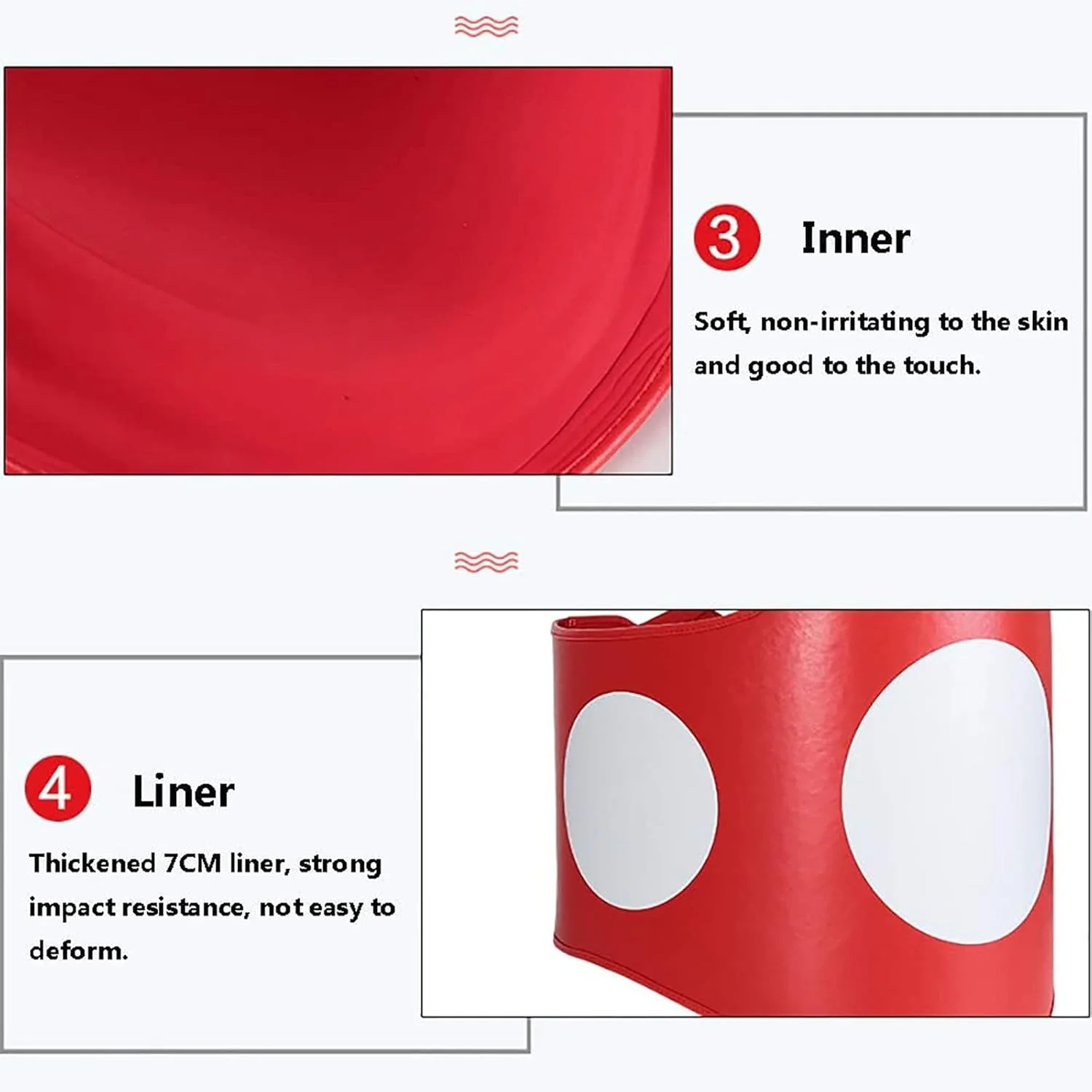 محافظ سینه، محافظ بدن هنرهای رزمی، محافظ سینه ضخیم چرمی برای تمرین تکواندو، مناسب بوکس و هنرهای رزمی