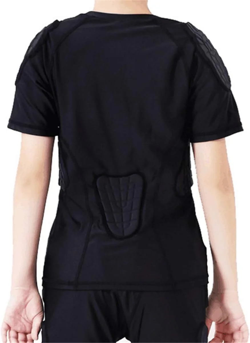 ست لباس فوتبال پسرانه با پد محافظتی، مناسب تمرین بسکتبال، فوتبال، محافظ دنده و سینه برای نوجوانان ست لباس فوتبال پسرانه با پد محافظتی، مناسب تمرین بسکتبال، فوتبال، محافظ دنده و سینه برای نوجوانان