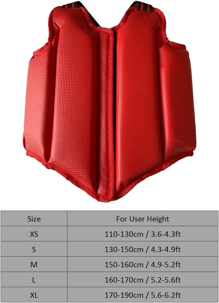محافظ سینه ایرووامی، محافظ سینه زره محافظ سپر برای کودکان/بزرگسالان هنرهای رزمی موای تای کیک بوکسینگ