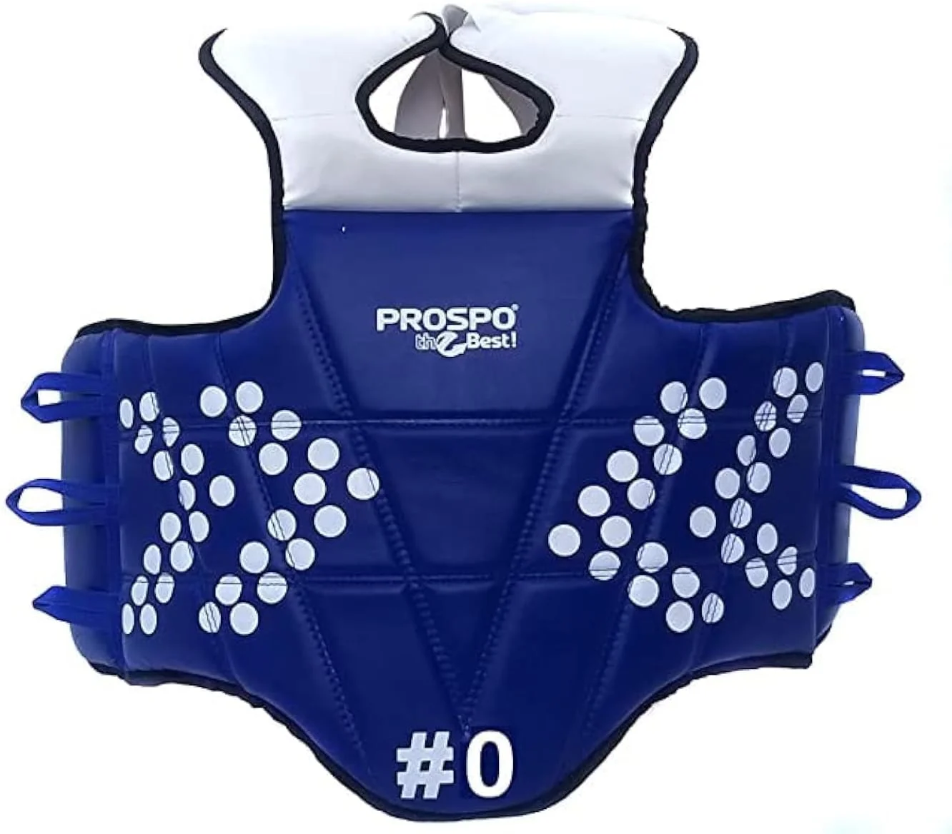 محافظ سینه تکواندو Prospo، محافظ بدن پددار و دو طرفه برای کونگ فو، MMA، کیک بوکسینگ، جوجیتسو، جودو و ووشو (سایز 2)
