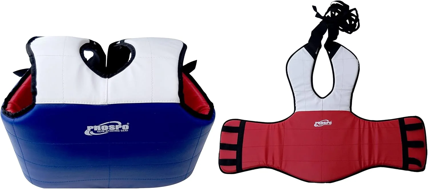 محافظ سینه تکواندو PROSPO (بسته دو عددی) محافظ سینه تکواندو PROSPO (بسته دو عددی)