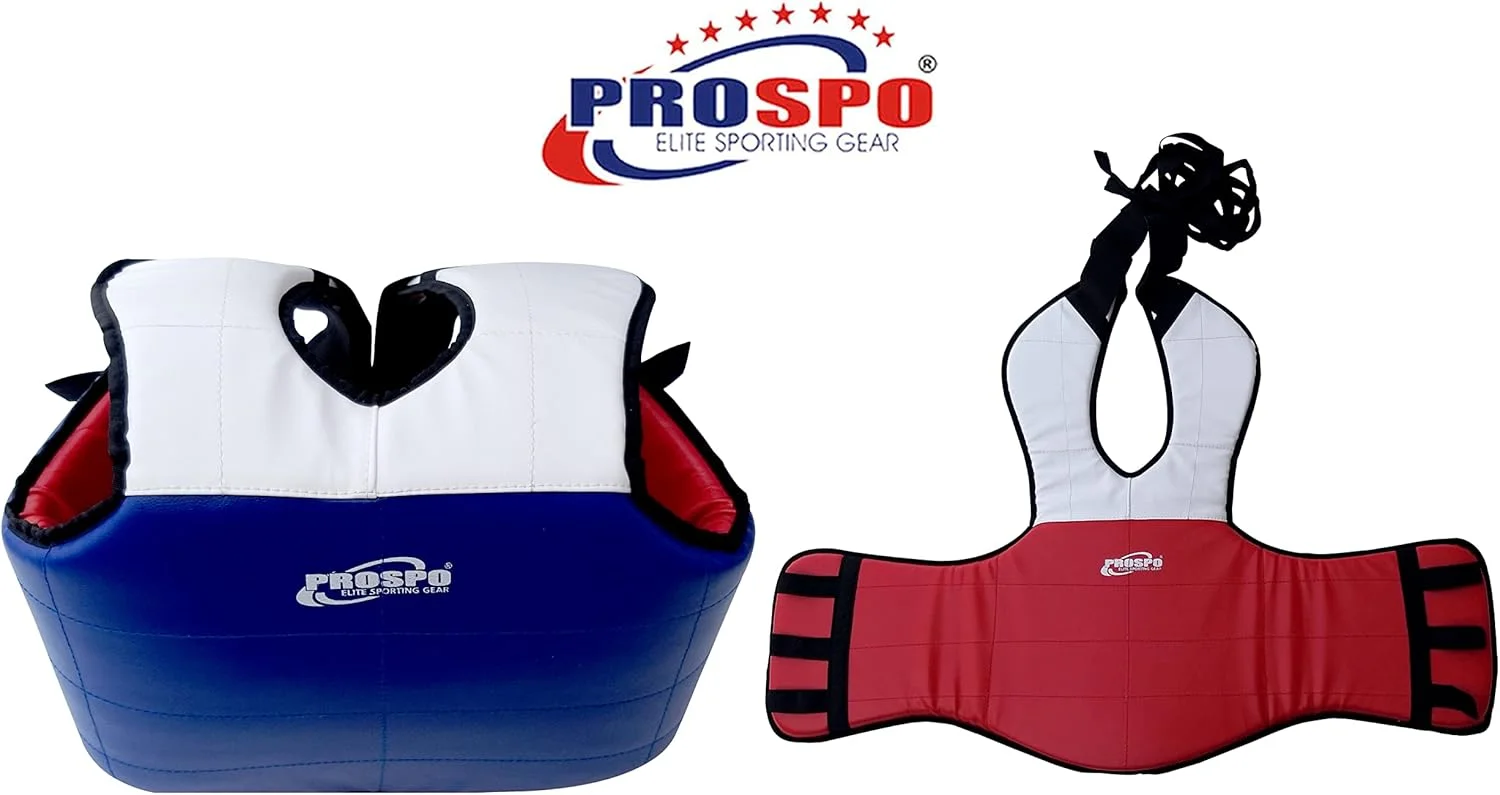 محافظ سینه تکواندو PROSPO (بسته دو عددی) محافظ سینه تکواندو PROSPO (بسته دو عددی)