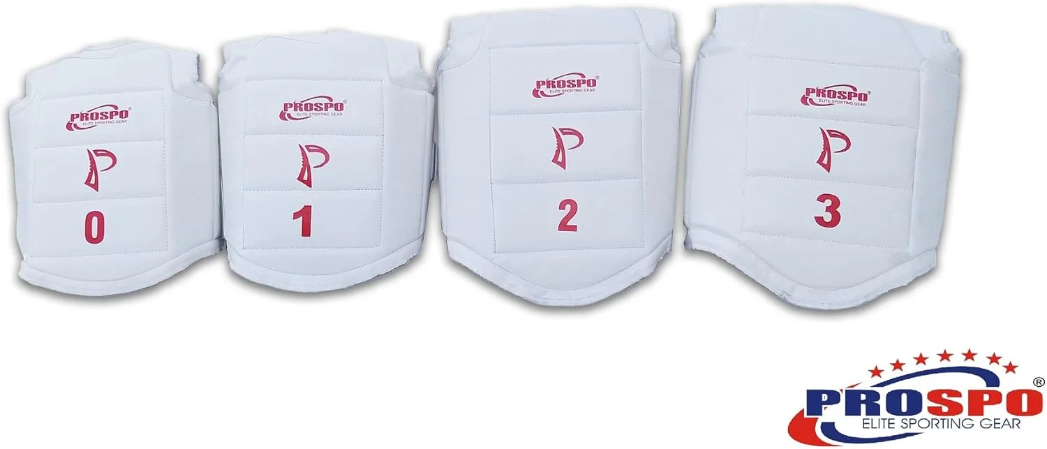 محافظ سینه کاراته Prospo، محافظ سینه ووشو، محافظ سینه (مناسب برای همه)، سفید محافظ سینه کاراته Prospo، محافظ سینه ووشو، محافظ سینه (مناسب برای همه)، سفید