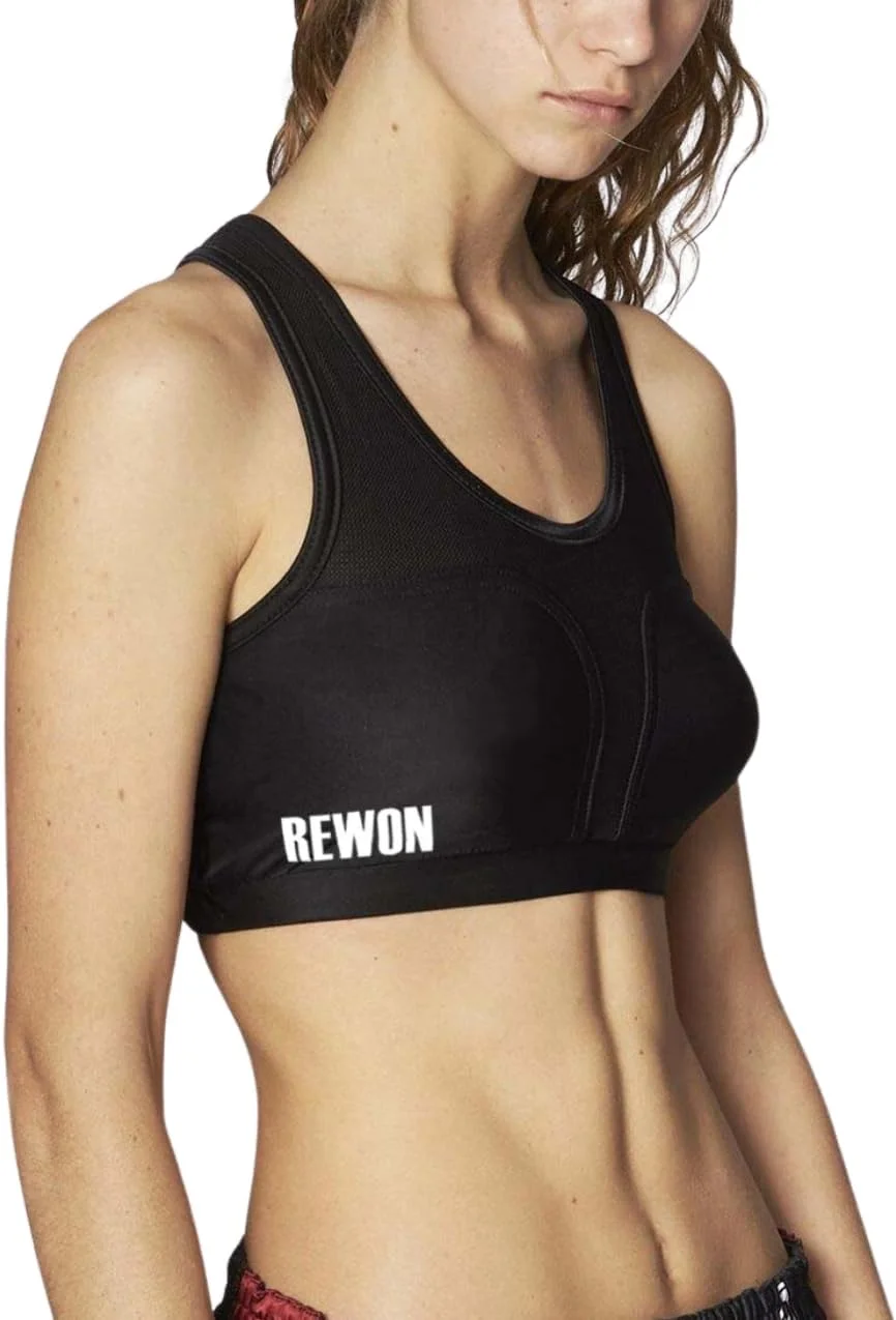 محافظ سینه ورزشی زنانه REWON مناسب کیک بوکسینگ، کاراته، تکواندو، بوکس، موای تای، MMA - سوتین ورزشی زنانه برای محافظت محافظ سینه ورزشی زنانه REWON مناسب کیک بوکسینگ، کاراته، تکواندو، بوکس، موای تای، MMA - سوتین ورزشی زنانه برای محافظت