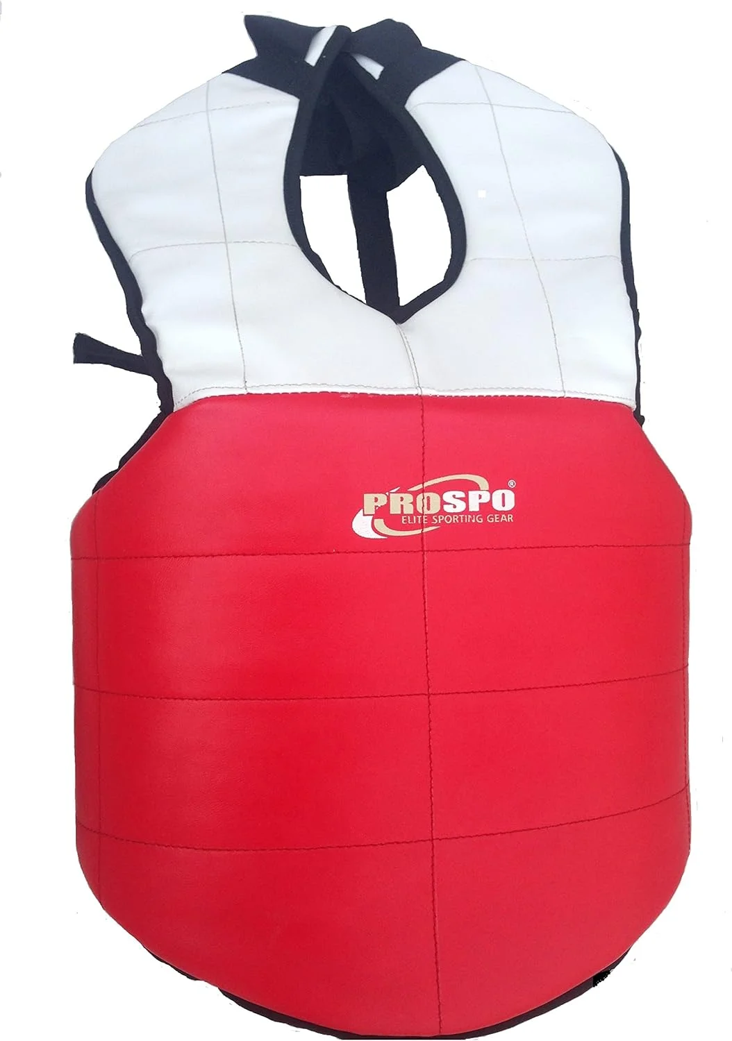 محافظ سینه تکواندو Prospo ساده (دو رو) / محافظ سینه پد دار محکم / محافظ بدن برای کونگ فو / MMA / کیک بوکسینگ / جوجیتسو / جودو / ووشو (سایز 3)