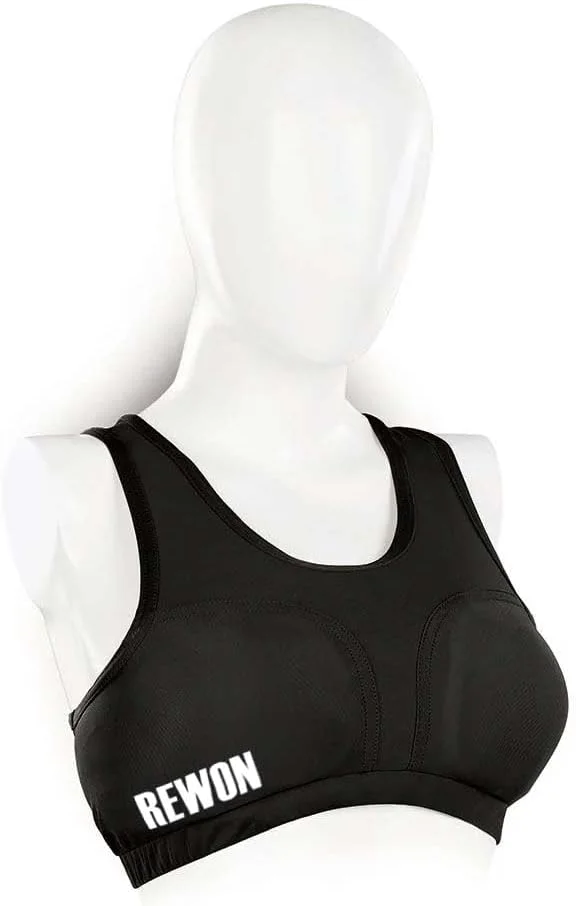 محافظ سینه ورزشی زنانه REWON مناسب کیک بوکسینگ، کاراته، تکواندو، بوکس، موای تای، MMA - سوتین ورزشی زنانه برای محافظت محافظ سینه ورزشی زنانه REWON مناسب کیک بوکسینگ، کاراته، تکواندو، بوکس، موای تای، MMA - سوتین ورزشی زنانه برای محافظت