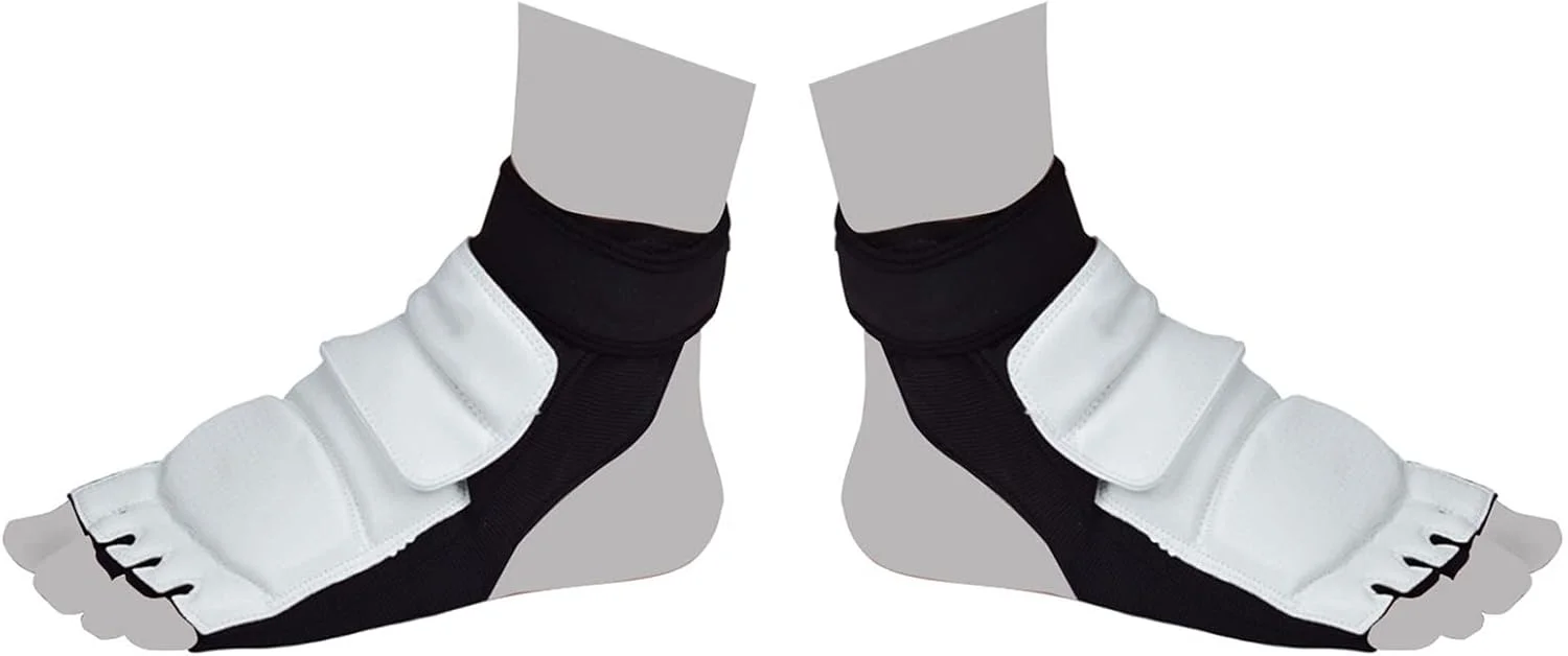 محافظ پای تکواندو Marhynchus با بست قلاب و حلقه، ناحیه ضربه جانبی، 2XS، M، L، XL، XXL محافظ پای تکواندو Marhynchus با بست قلاب و حلقه، ناحیه ضربه جانبی، 2XS، M، L، XL، XXL