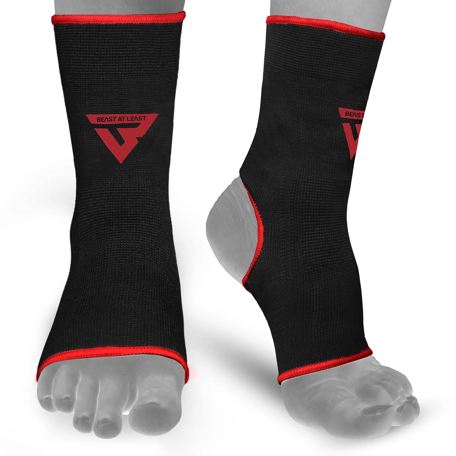 محافظ مچ پا موی تای برای هنرهای رزمی - تجهیزات بوکس بادوام و قابل اعتماد برای آقایان و بانوان - محافظ مچ پا برای کیک بوکسینگ، MMA و ورزش های رزمی (قرمز، L/XL) محافظ مچ پا موی تای برای هنرهای رزمی - تجهیزات بوکس بادوام و قابل اعتماد برای آقایان و بانوان - محافظ مچ پا برای کیک بوکسینگ، MMA و ورزش های رزمی (قرمز، L/XL)